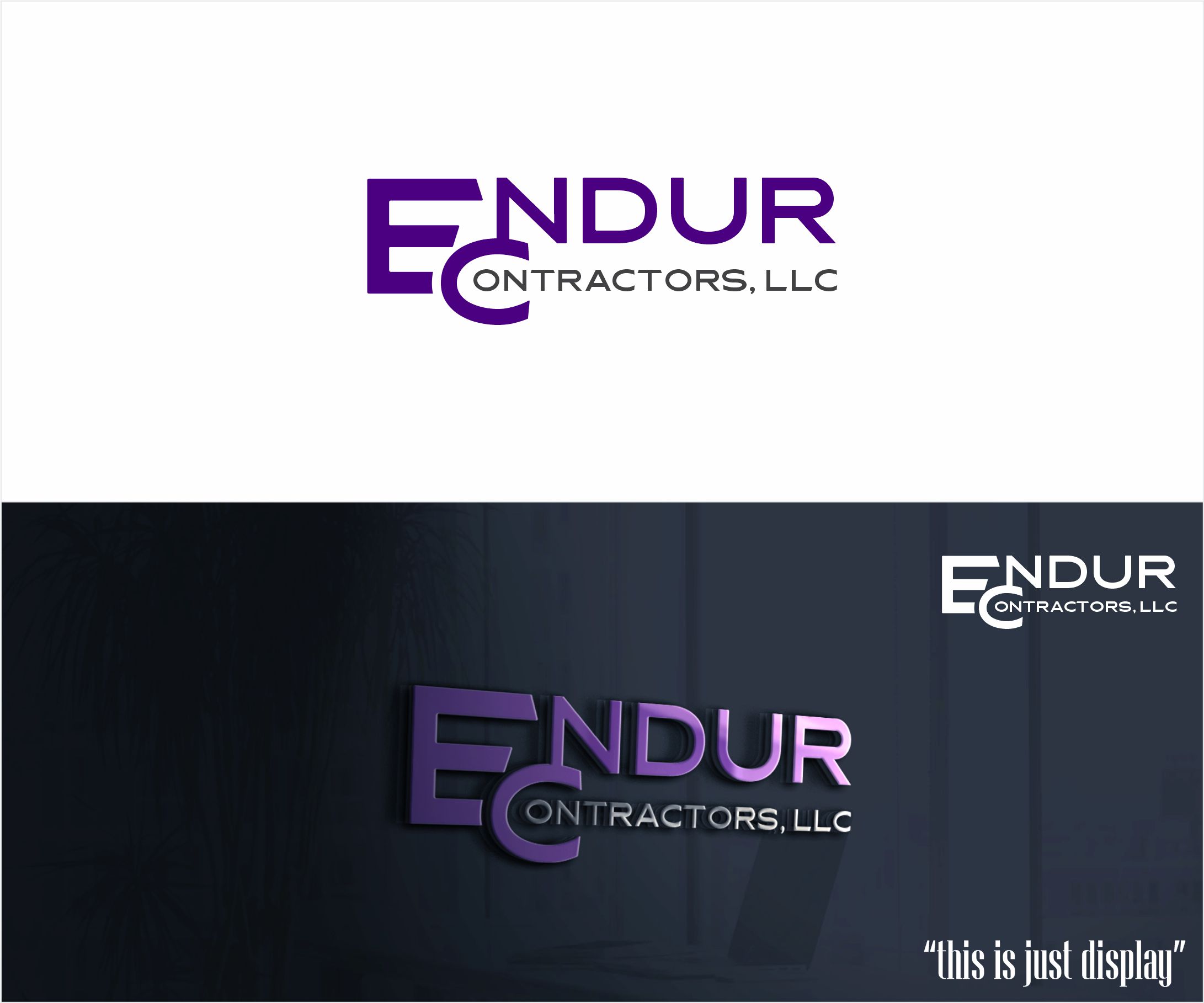 Logo Design by alkaline for Endur Contractors, LLC | Design #30277289