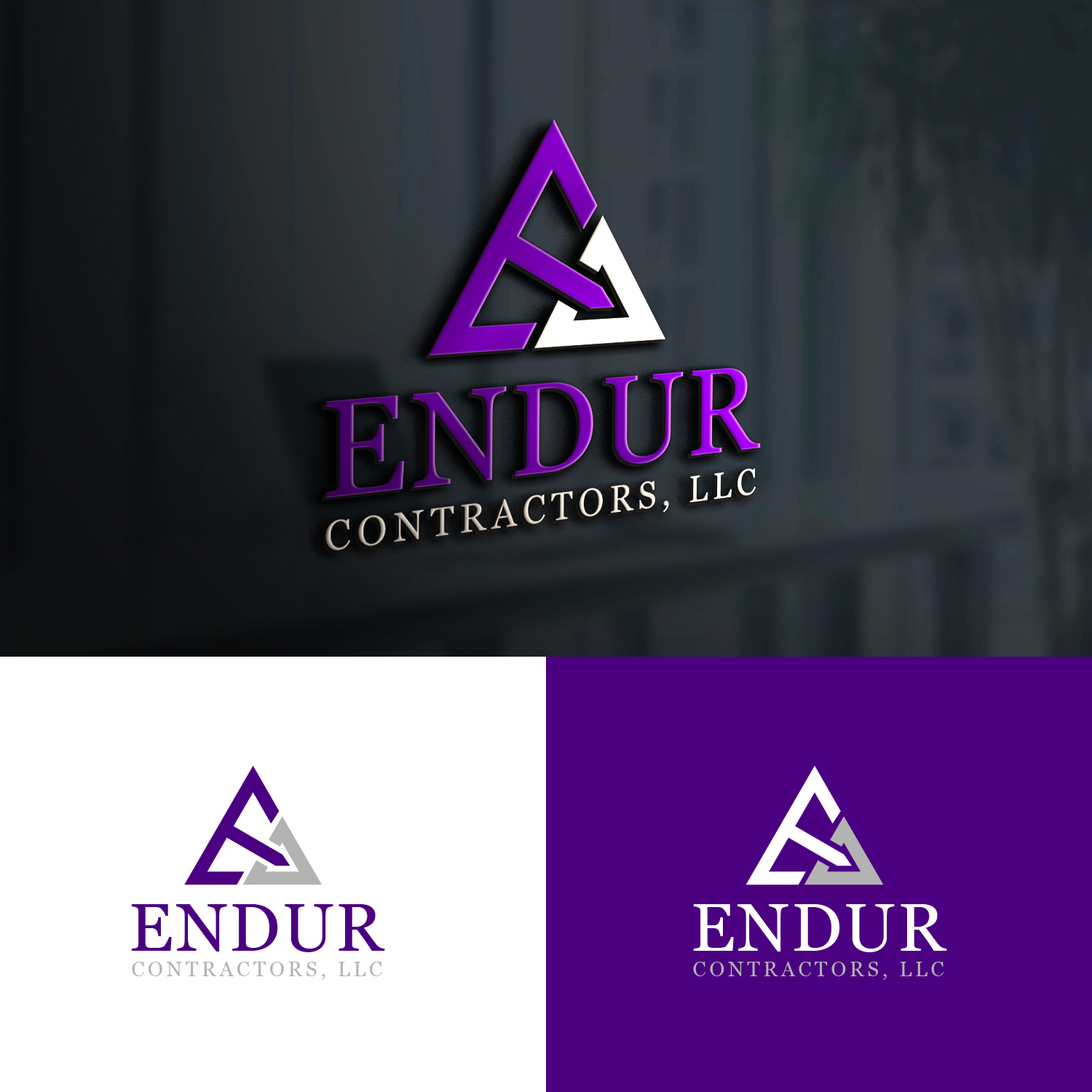 Logo Design by S.H Designs for Endur Contractors, LLC | Design #30275022