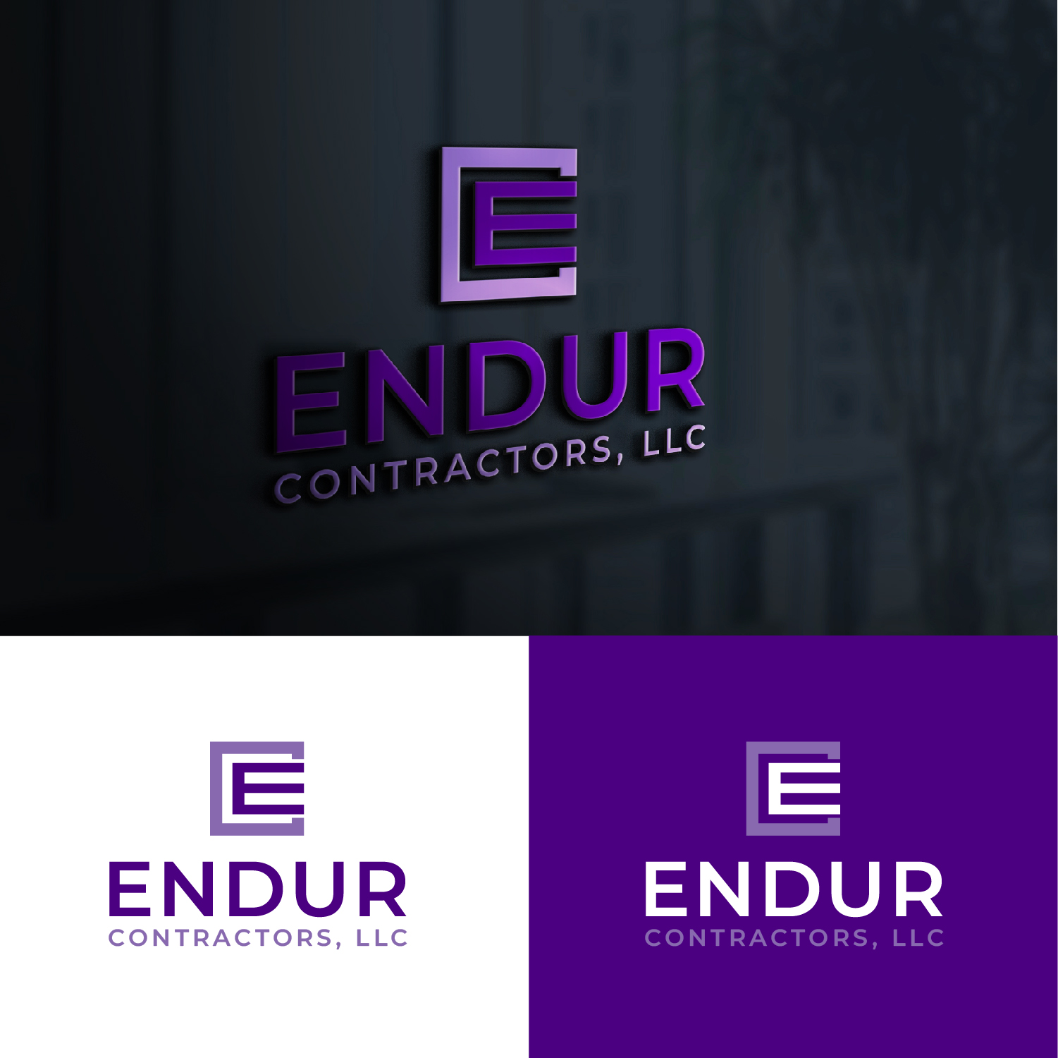 Logo Design by S.H Designs for Endur Contractors, LLC | Design #30275024