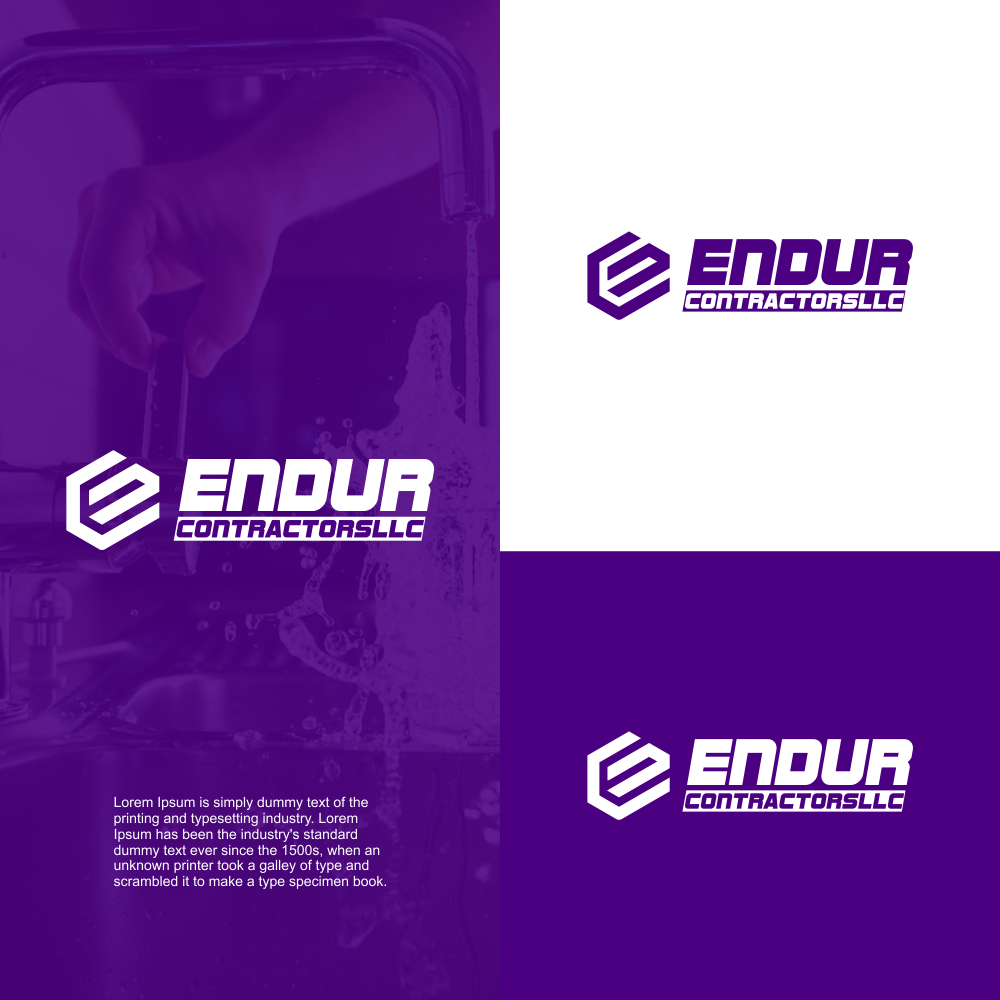 Logo Design by Buntu Pol for Endur Contractors, LLC | Design #30276628