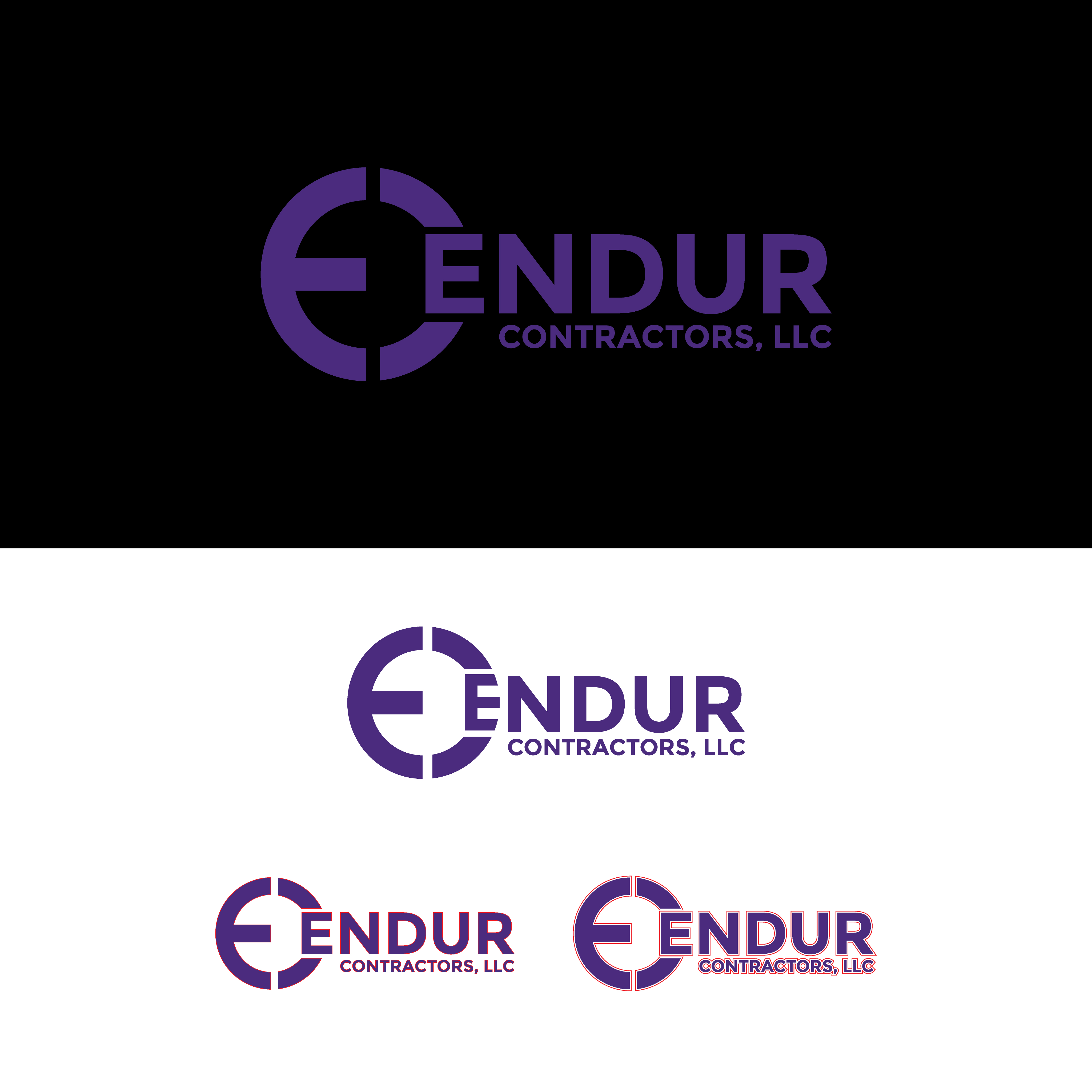 Logo Design by Design Element for Endur Contractors, LLC | Design #30275226