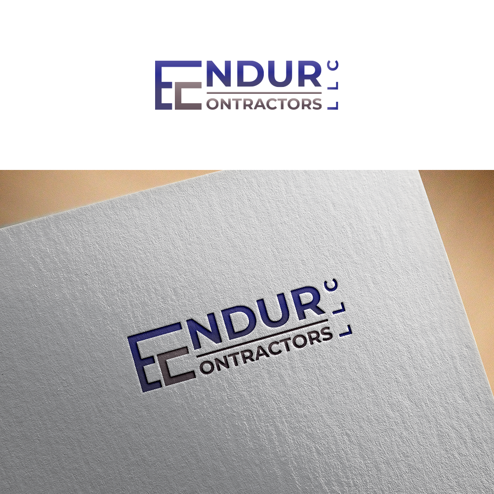 Logo Design by Rear Designer for Endur Contractors, LLC | Design #30291269