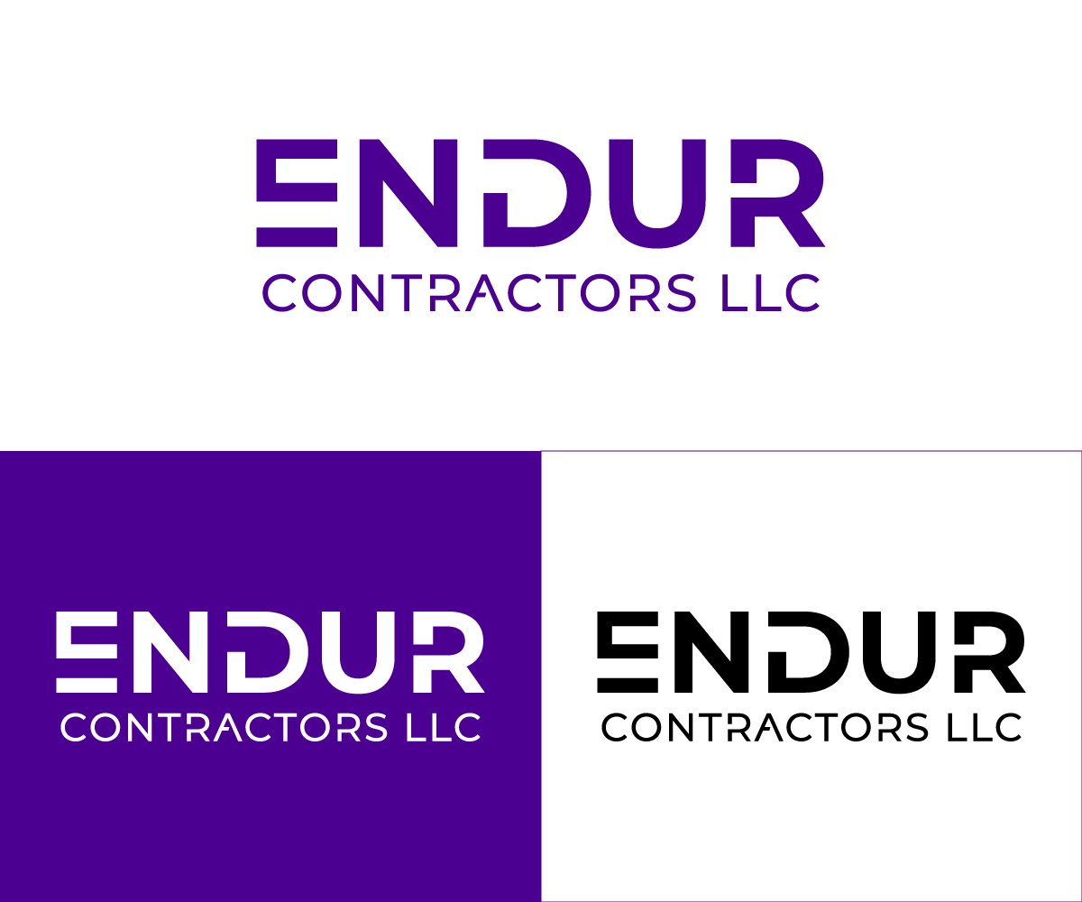Logo Design by hamzajani for Endur Contractors, LLC | Design #30276575
