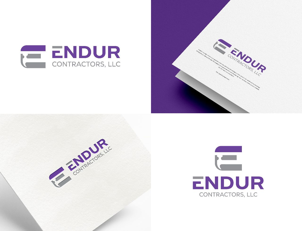 Logo Design by yellowdot for Endur Contractors, LLC | Design #30278750
