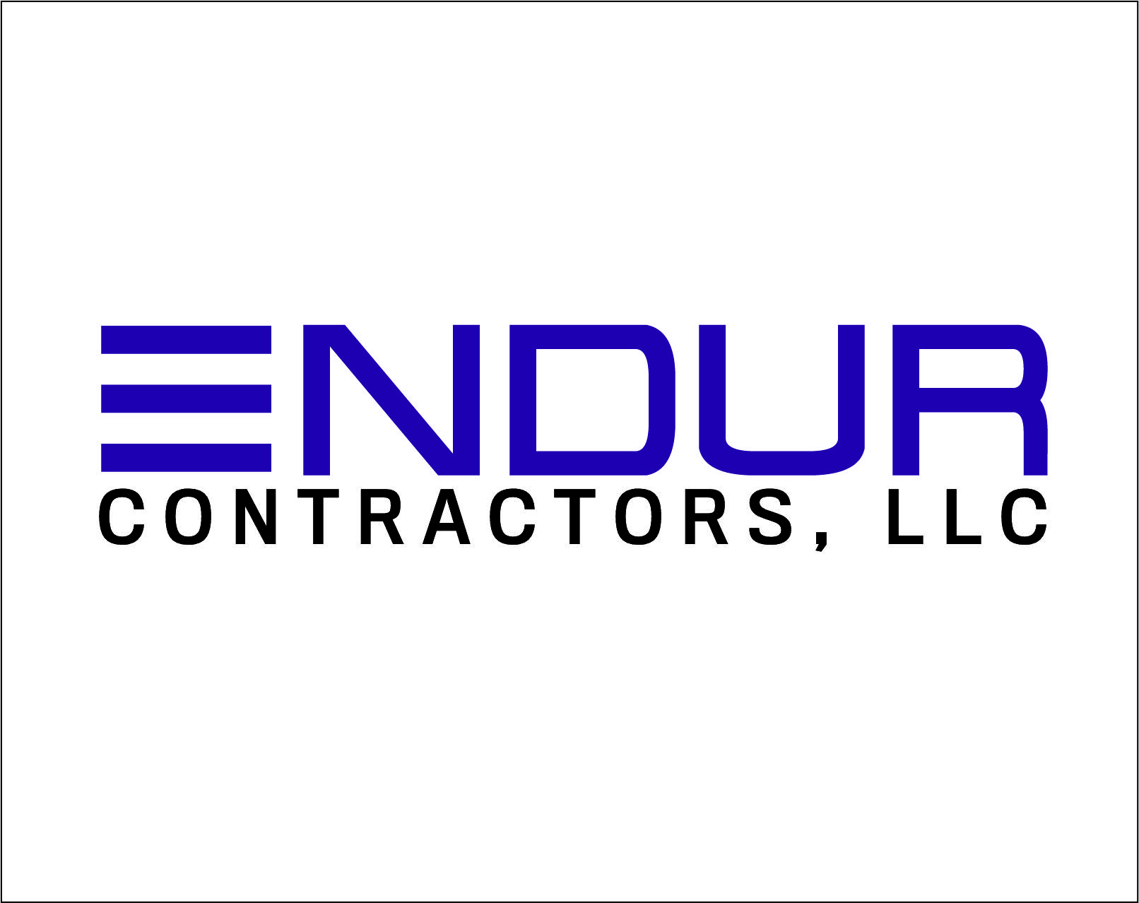 Logo Design by pipeyard for Endur Contractors, LLC | Design #30274062