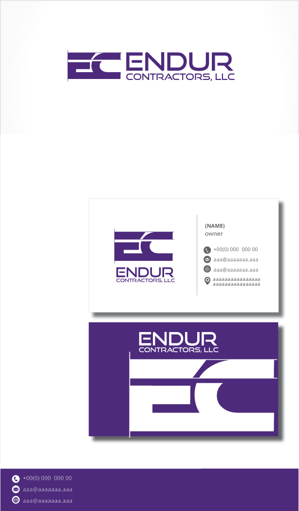 Logo Design by zebronicgraphic for Endur Contractors, LLC | Design #30274500