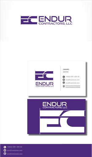 Logo Design by zebronicgraphic for Endur Contractors, LLC | Design: #30274500