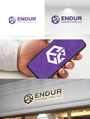 Logo Design by aexoagency for Endur Contractors, LLC | Design: #30278495