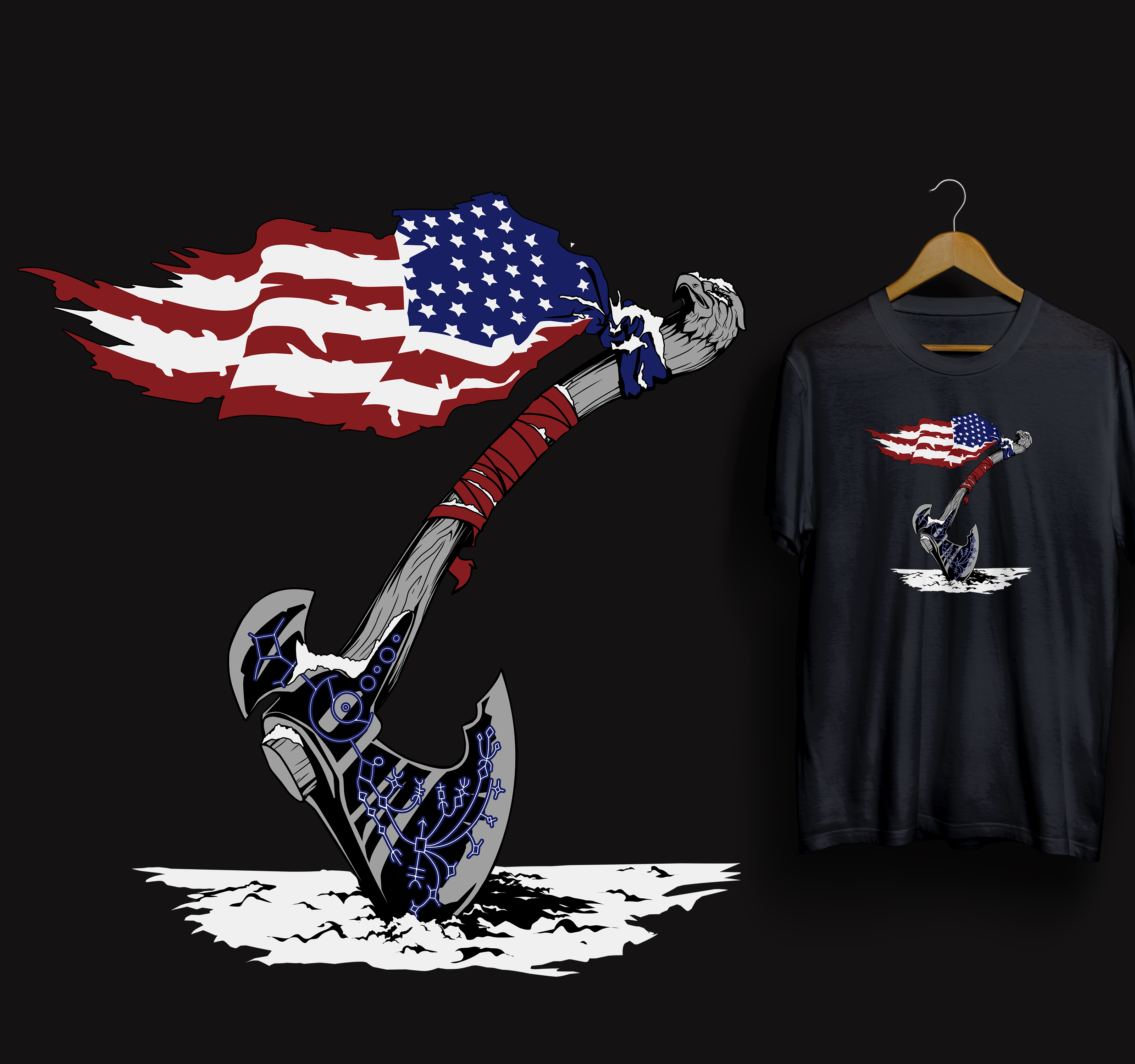 T-Shirt-Design von iqbalyozanda für Viking Secreto LLC | Design: #30310578