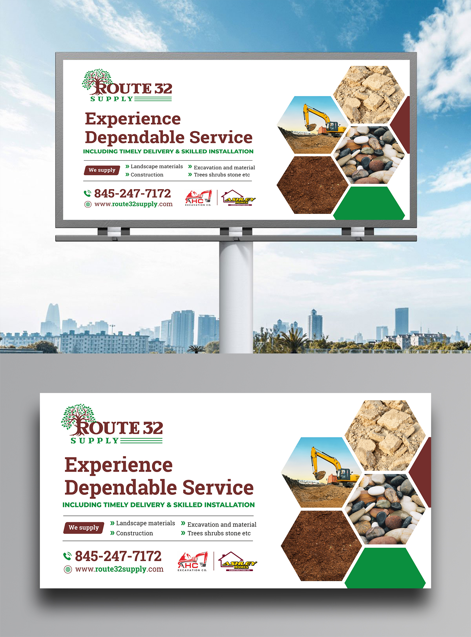 Billboard Design by KreativeMadz for Ashley Homes Construction Co LLC | Design #30335672