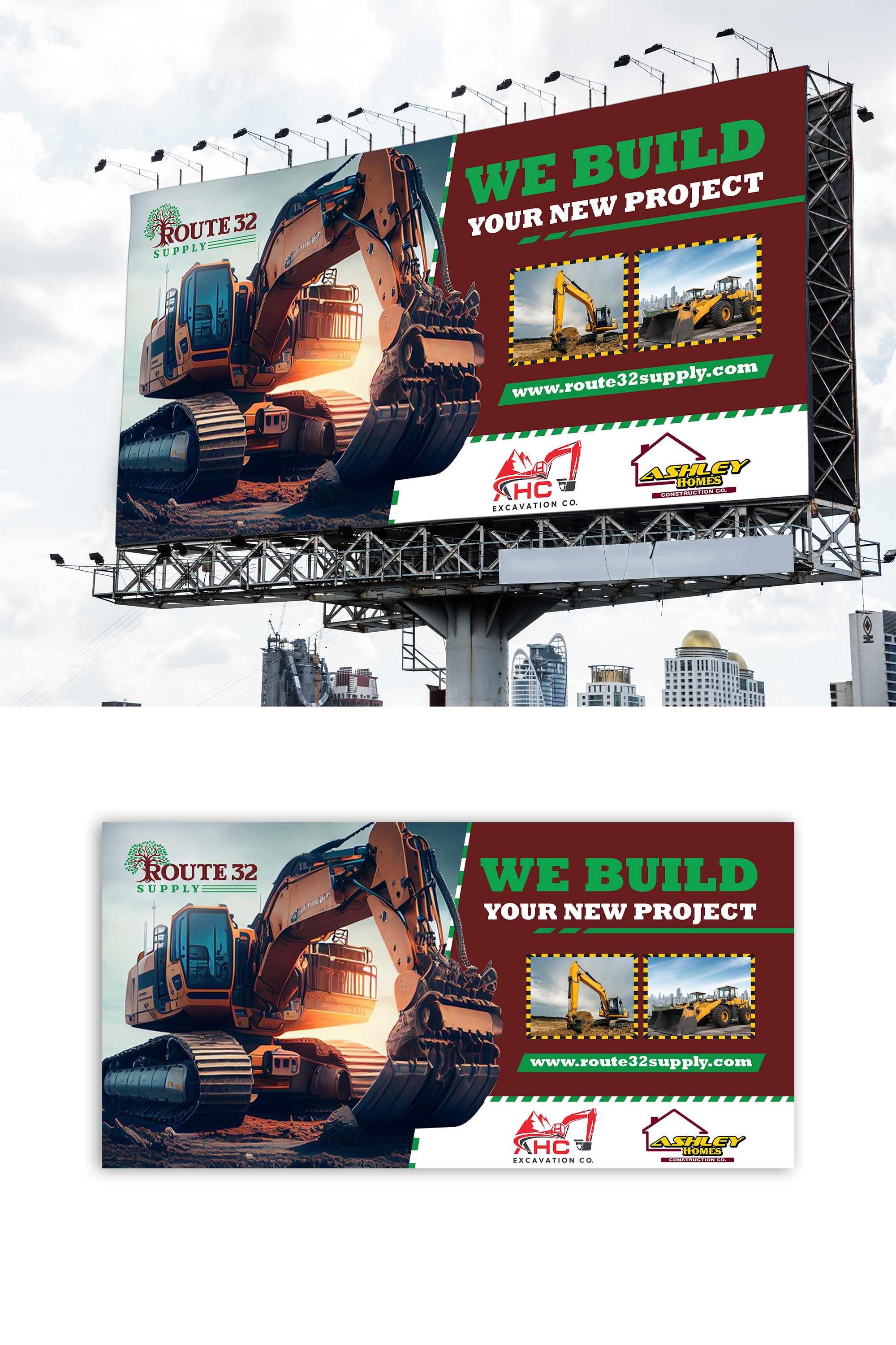 Billboard Design by TAMZ for Ashley Homes Construction Co LLC | Design #30316405