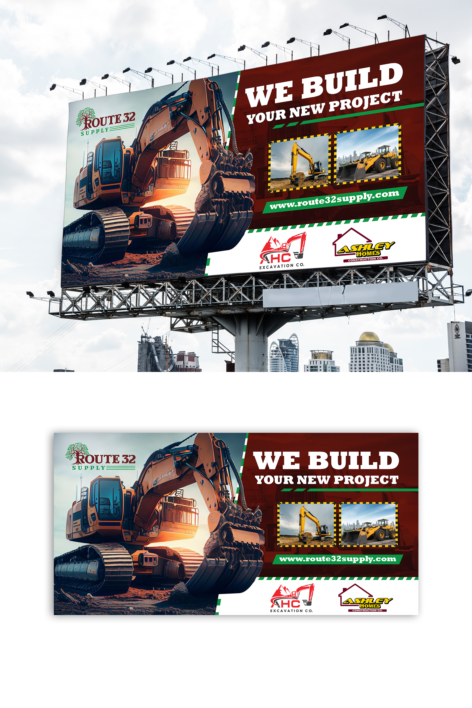 Billboard Design by TAMZ for Ashley Homes Construction Co LLC | Design #30316408