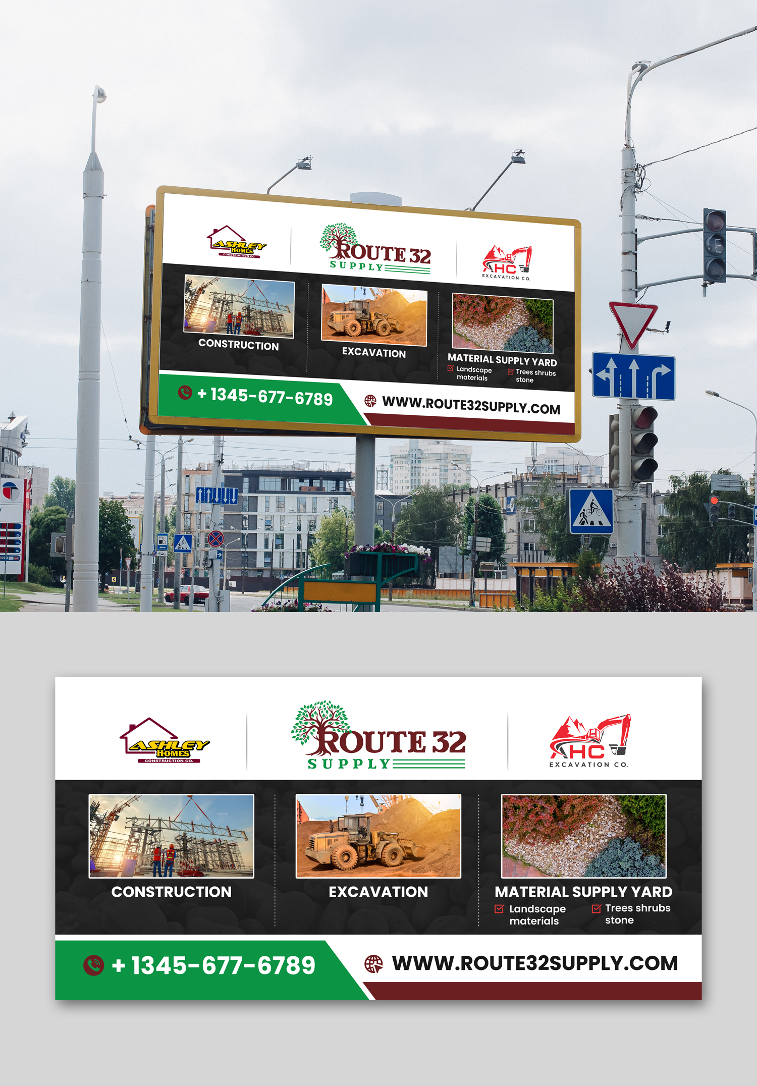 Billboard Design by debdesign for Ashley Homes Construction Co LLC | Design #30322967