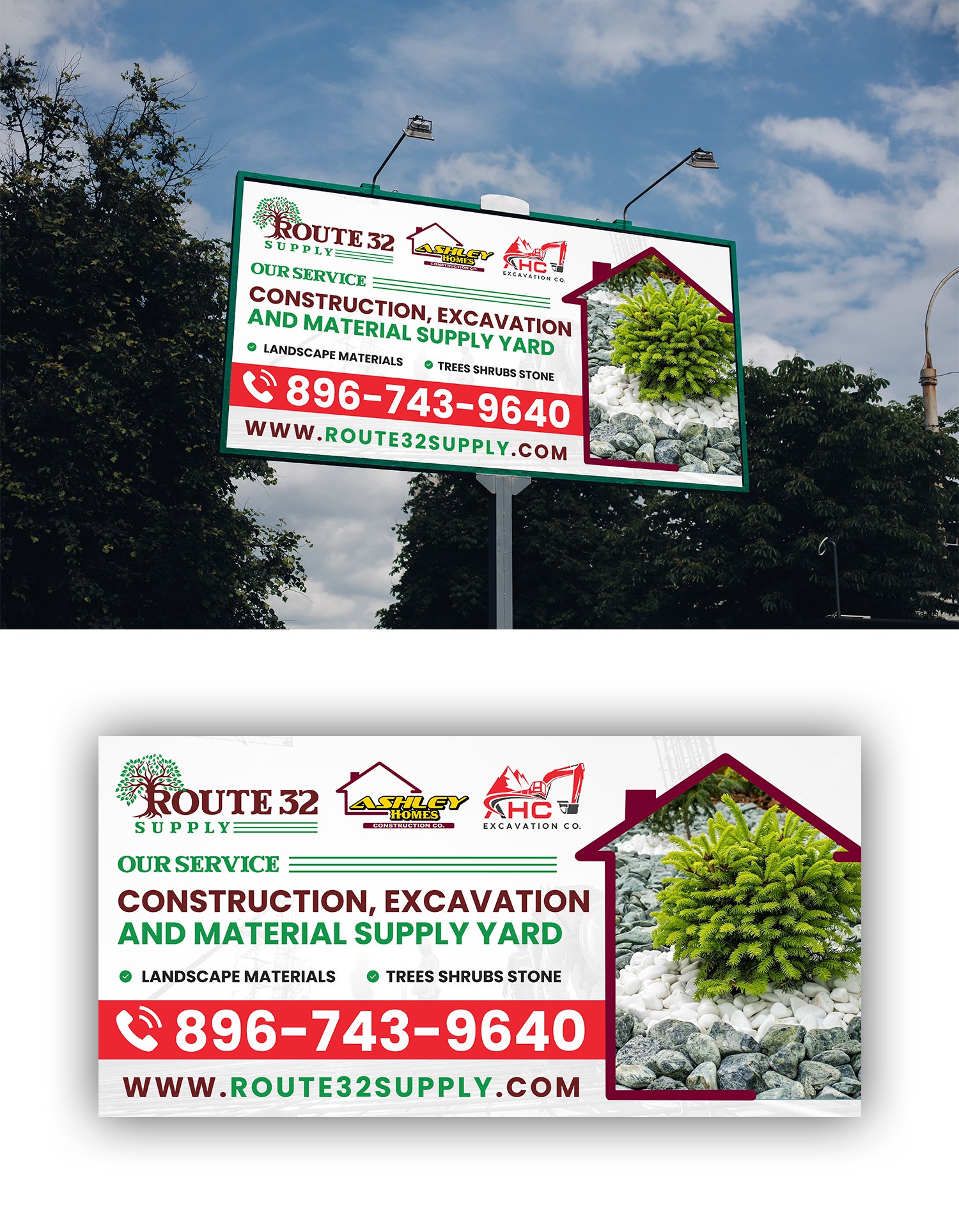 Billboard Design by debdesign for Ashley Homes Construction Co LLC | Design #30323312