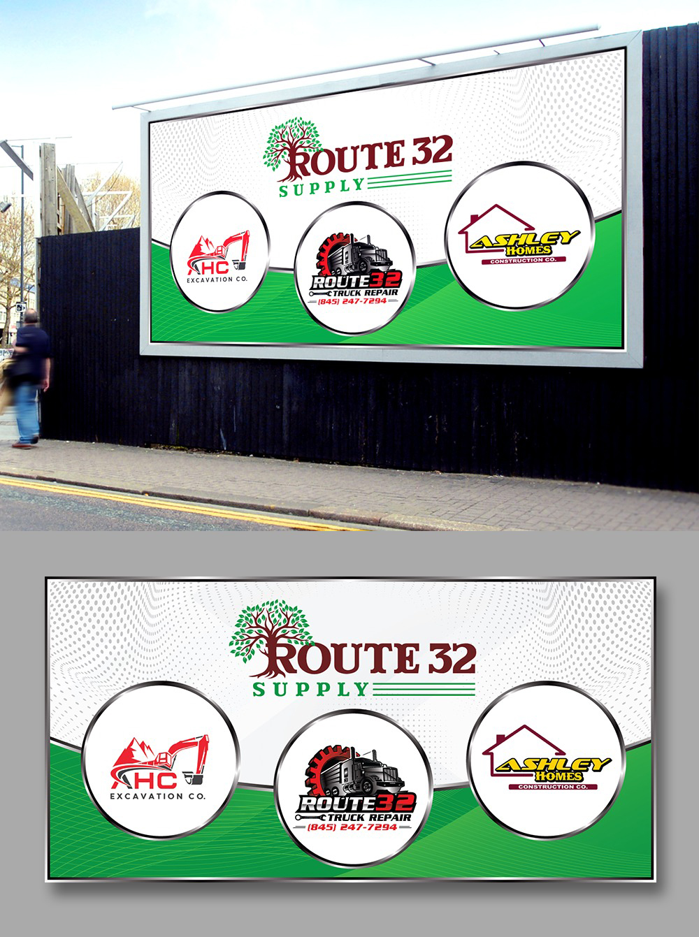 Billboard Design by EnaGraph for Ashley Homes Construction Co LLC | Design #30280579