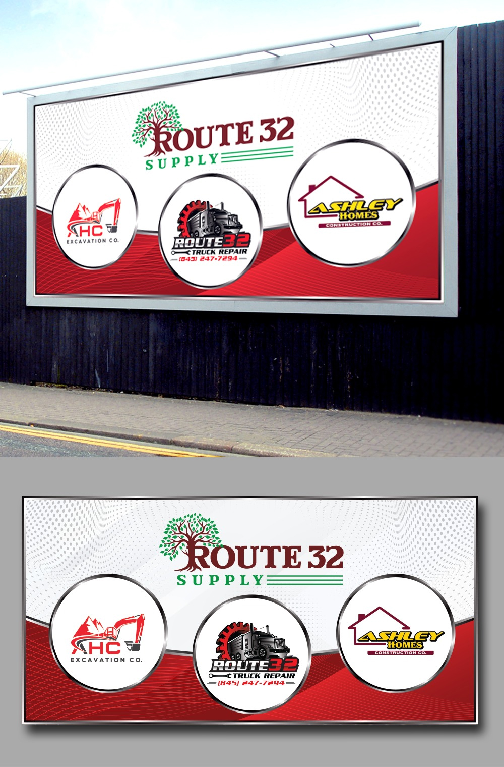 Billboard Design by EnaGraph for Ashley Homes Construction Co LLC | Design #30305535