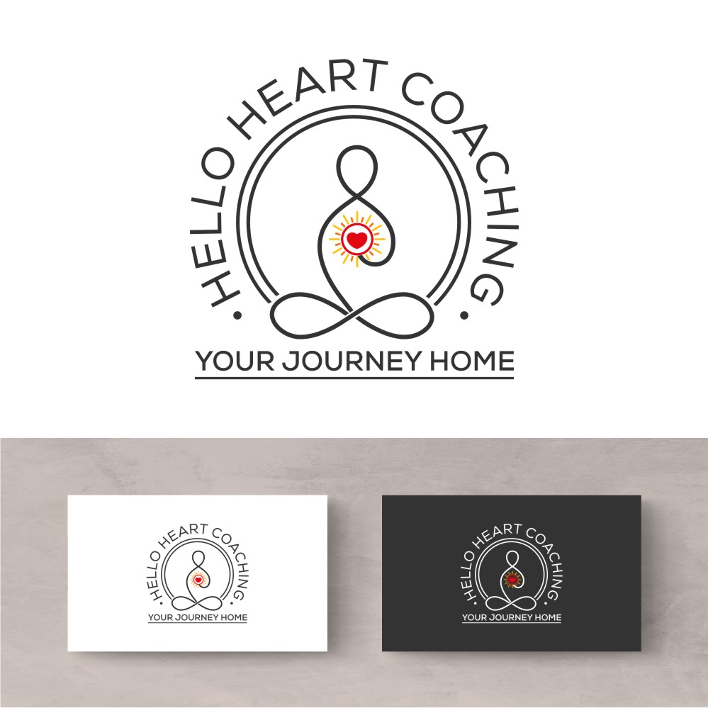 Logo Design by south door for Hello Heart Coaching | Design #30318835