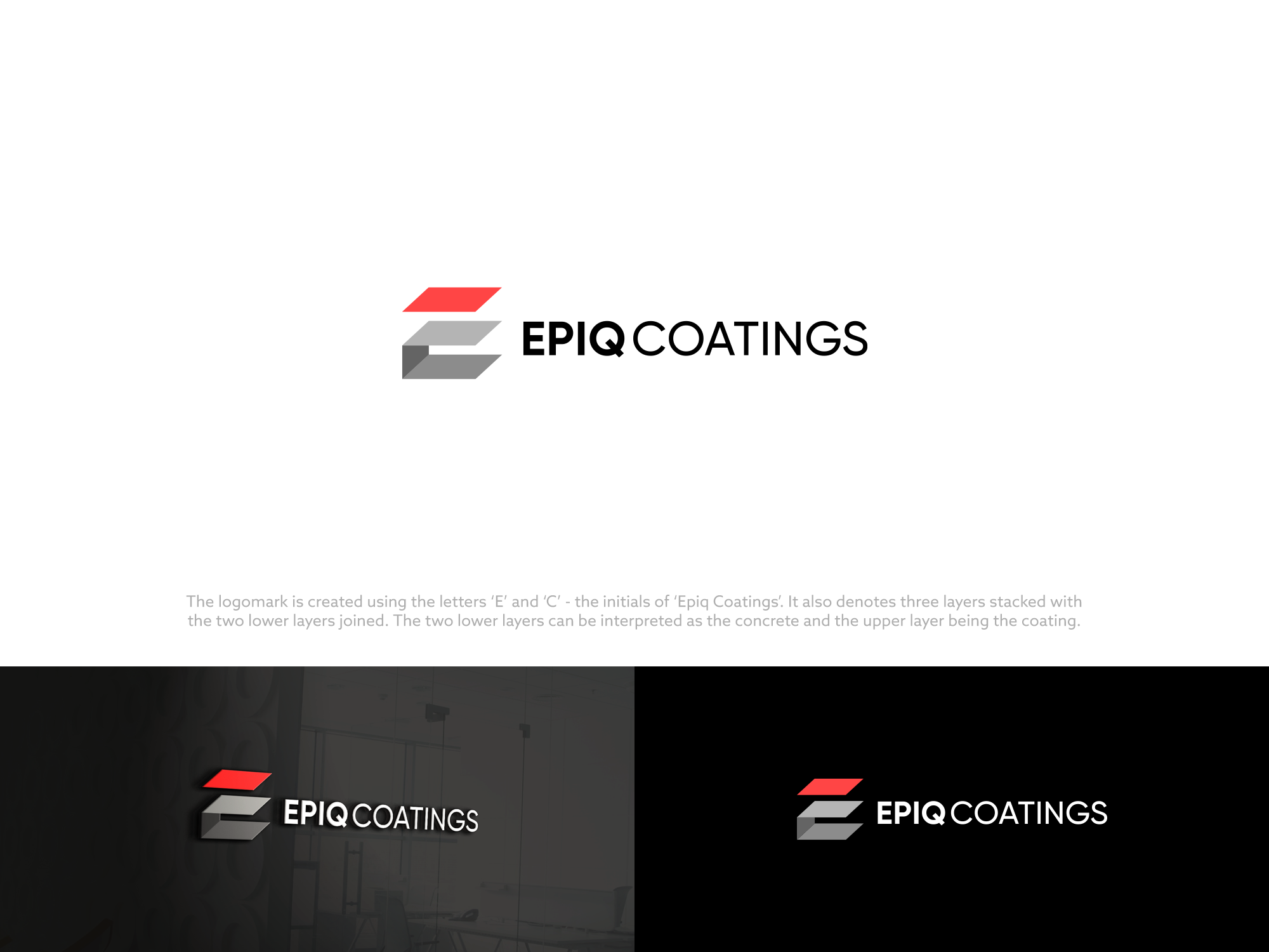Bold, Modern, Concrete coatings Logo Design for Epiq Coatings by COLOUR CREATIVE Design 30296694