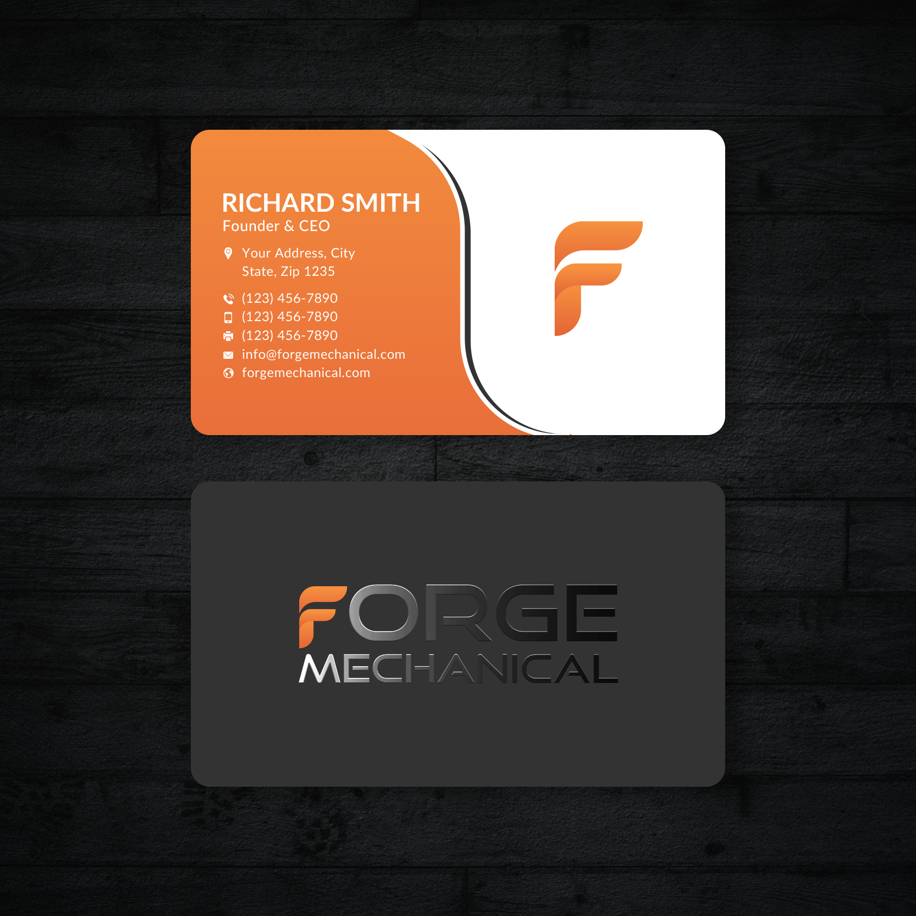 Business Card Design by Sun Moon Graphic Designer for this project | Design #30284582