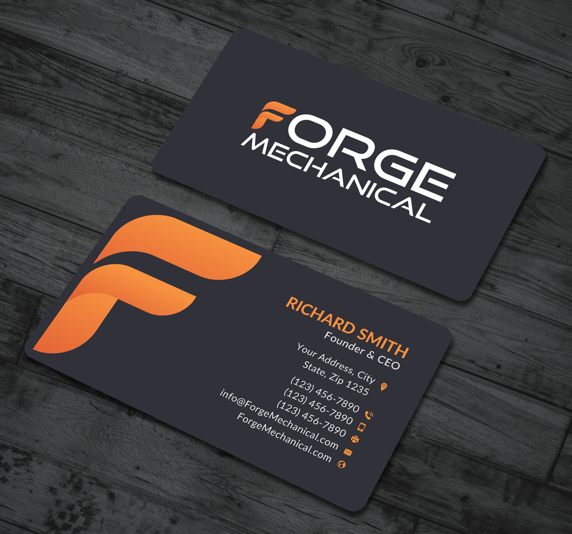 Business Card Design by Sun Moon Graphic Designer for this project | Design #30289673