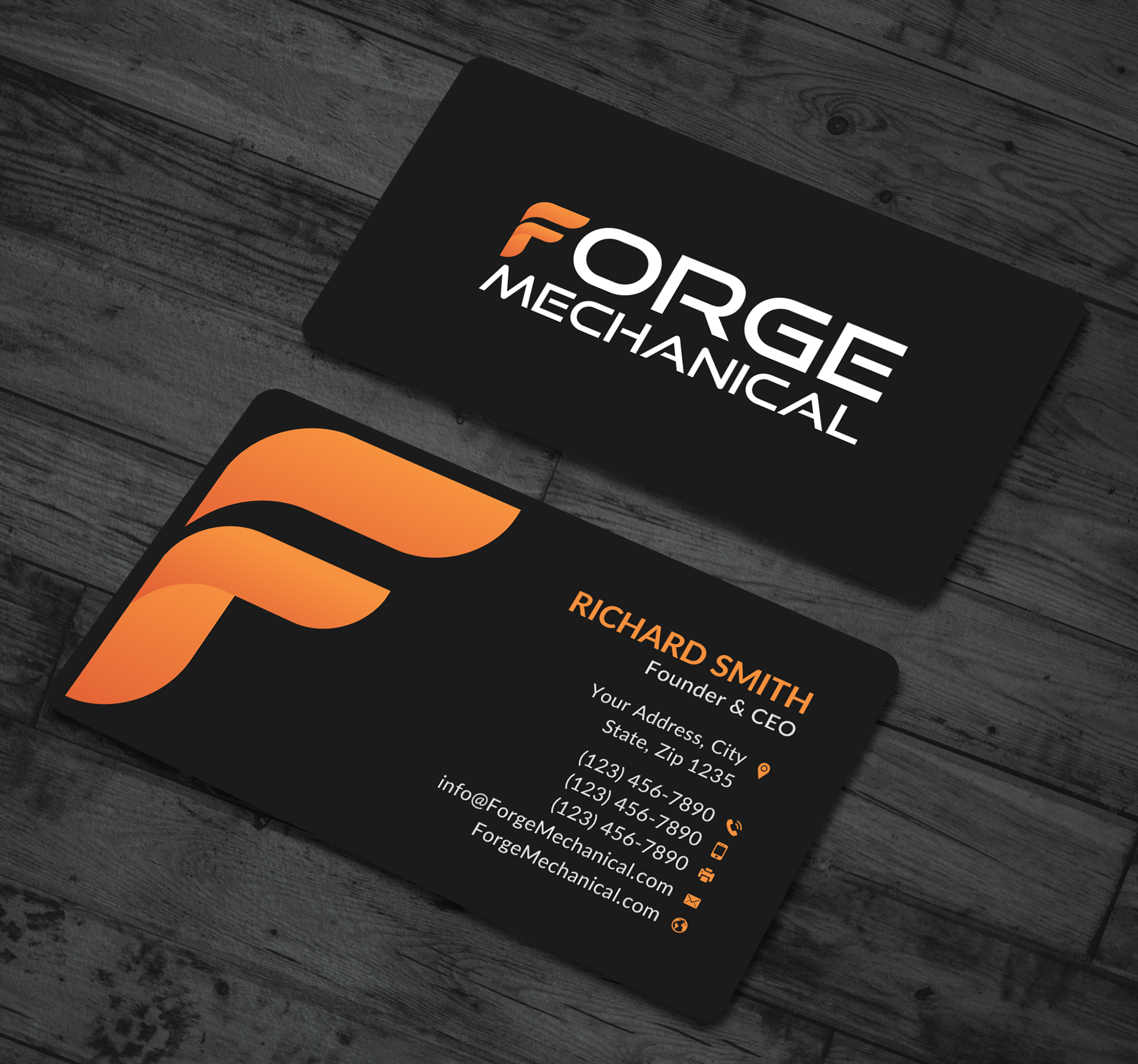 Business Card Design by Sun Moon Graphic Designer for this project | Design #30289674
