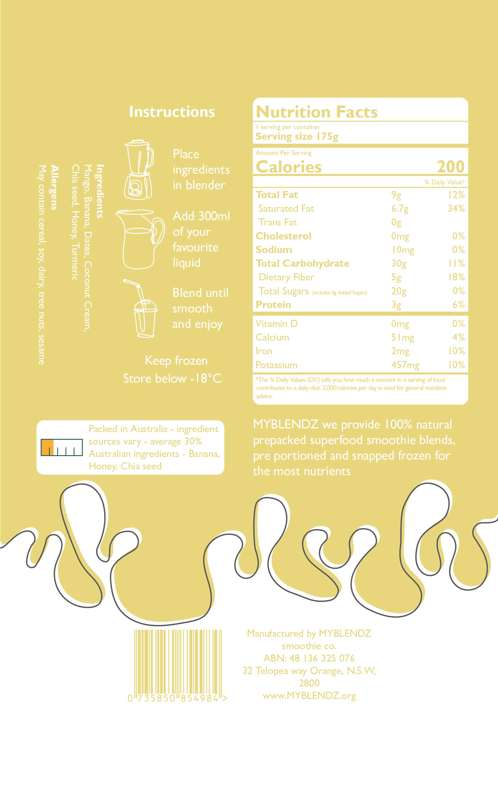 Verpackungs-Design von Inaaina für dieses Projekt | Design #30319900