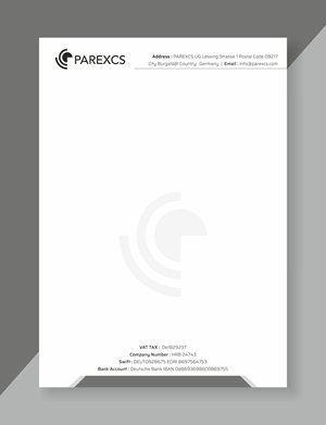 Letterhead Design by Parth P 4 for this project | Design: #30285907