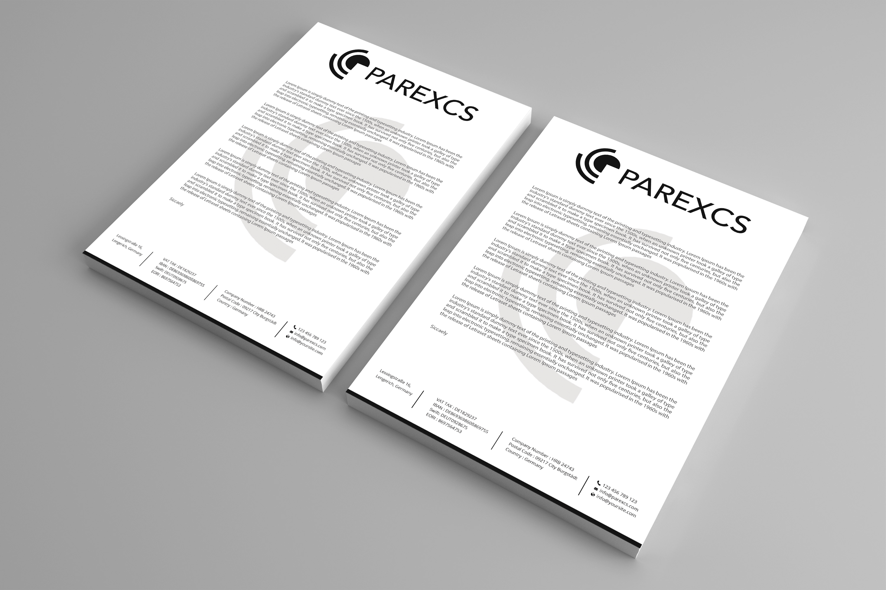 Letterhead Design by Expert Bappy for this project | Design #30285561