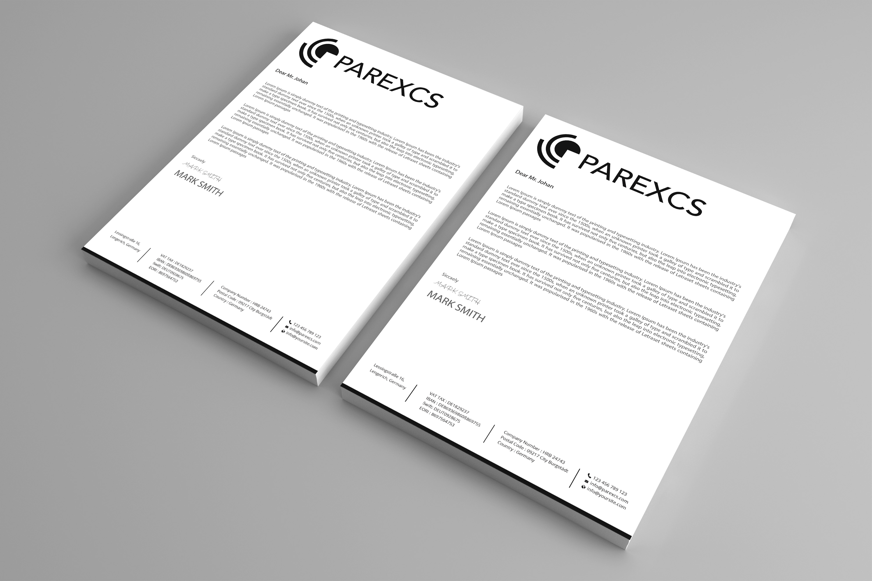 Letterhead Design by Expert Bappy for this project | Design #30290369