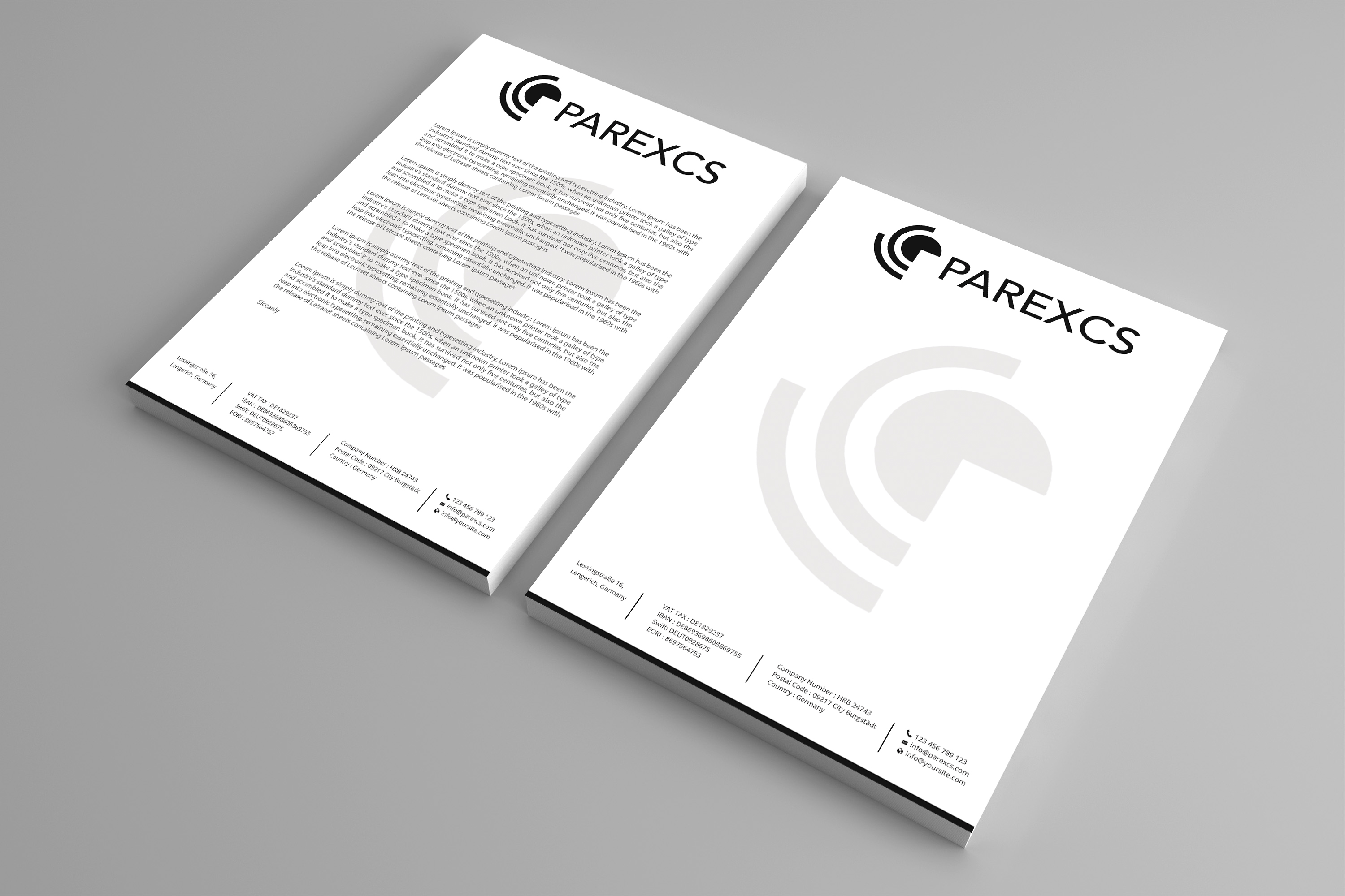 Letterhead Design by Expert Bappy for this project | Design #30290401