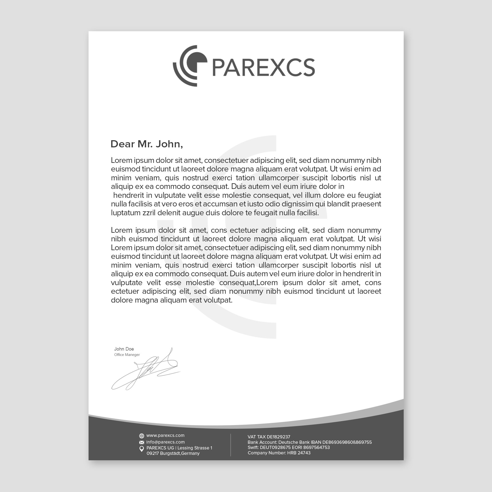 Letterhead Design by WellDesign for this project | Design #30294922