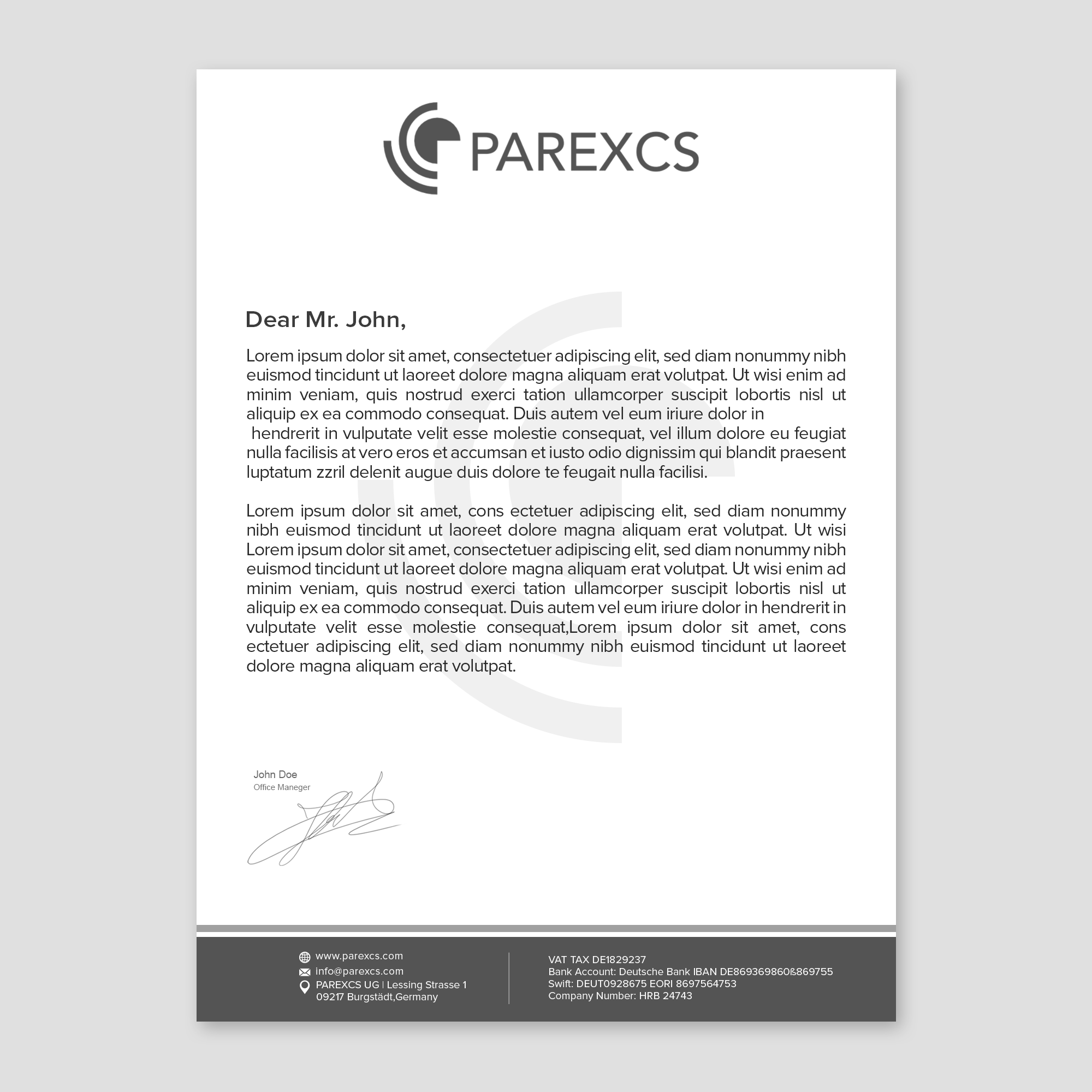 Letterhead Design by WellDesign for this project | Design #30294923
