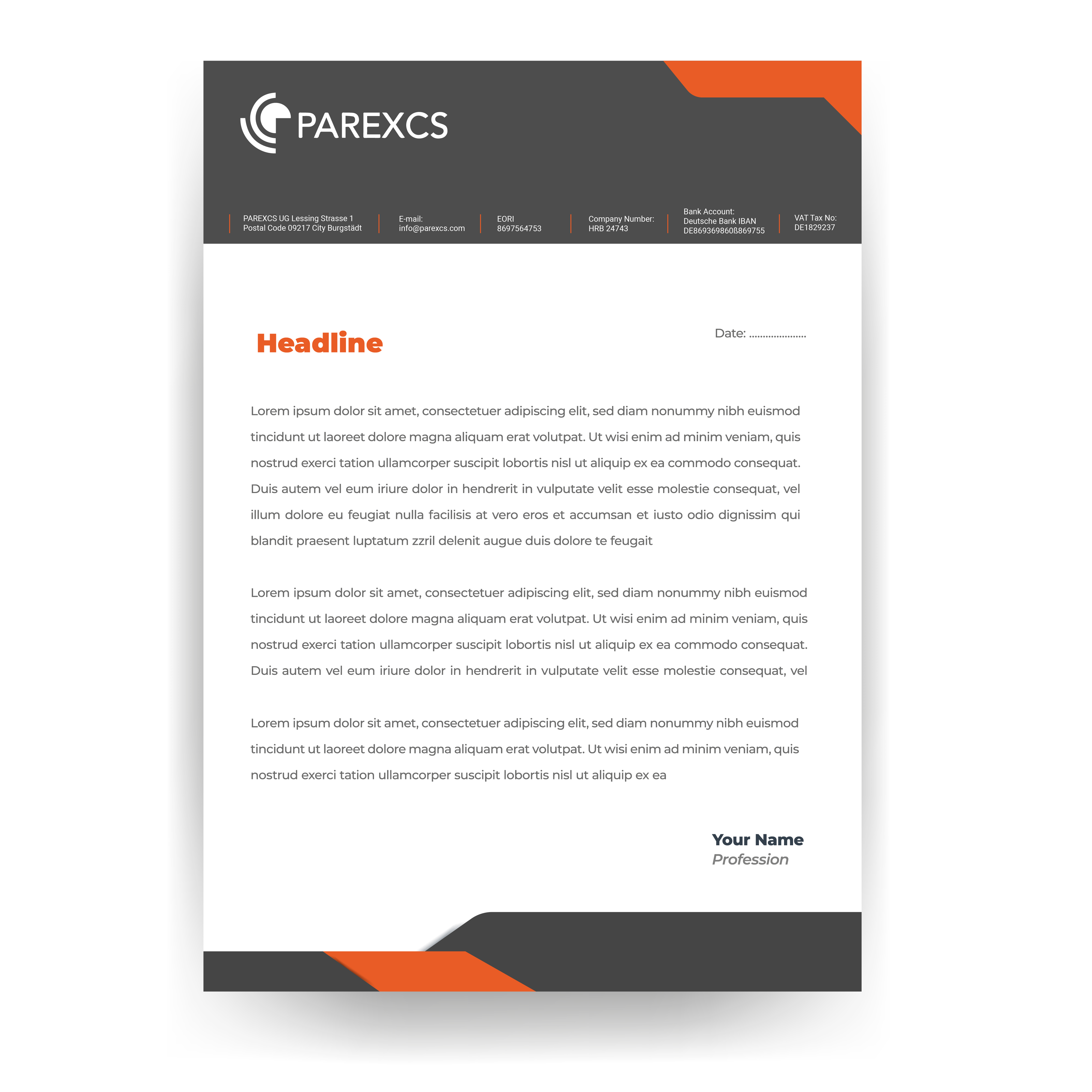 Letterhead Design by ndreart for this project | Design #30284485