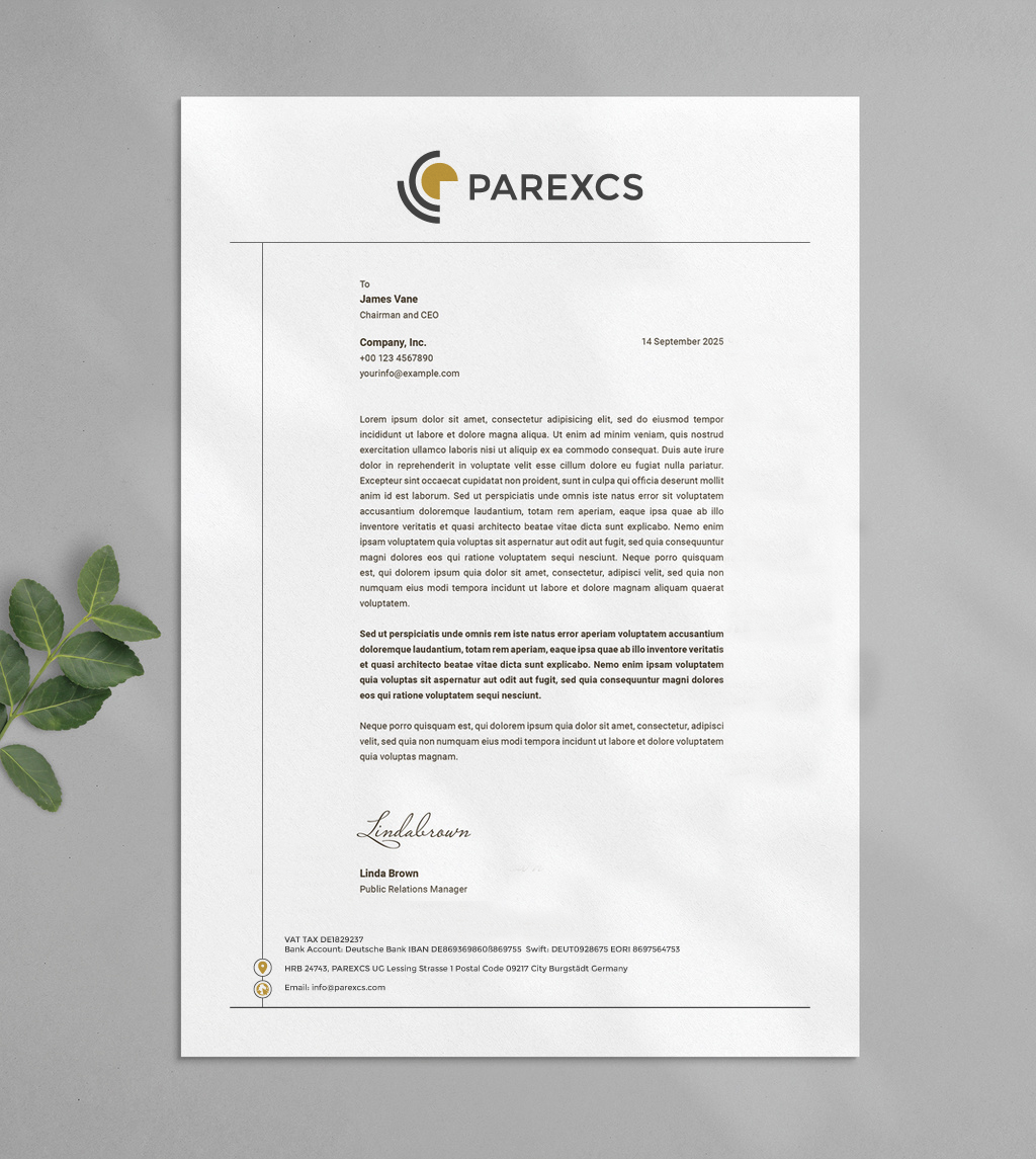 Letterhead Design by TAQ for this project | Design #30300737