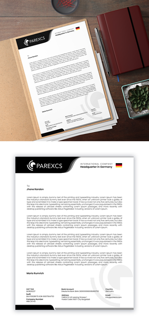 Diseño de Membrete por debdesign para este proyecto | Diseño: #30300855