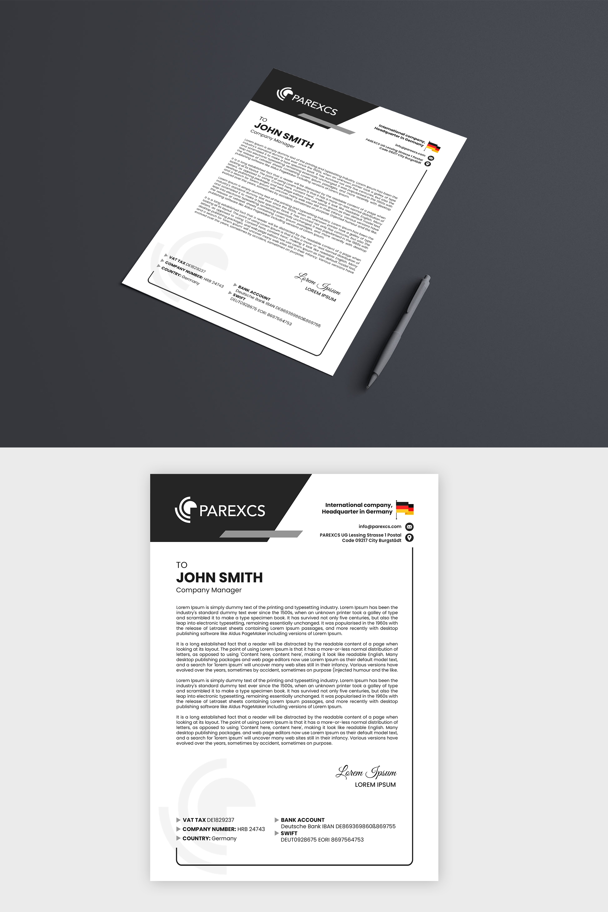 Letterhead Design by debdesign for this project | Design #30300899
