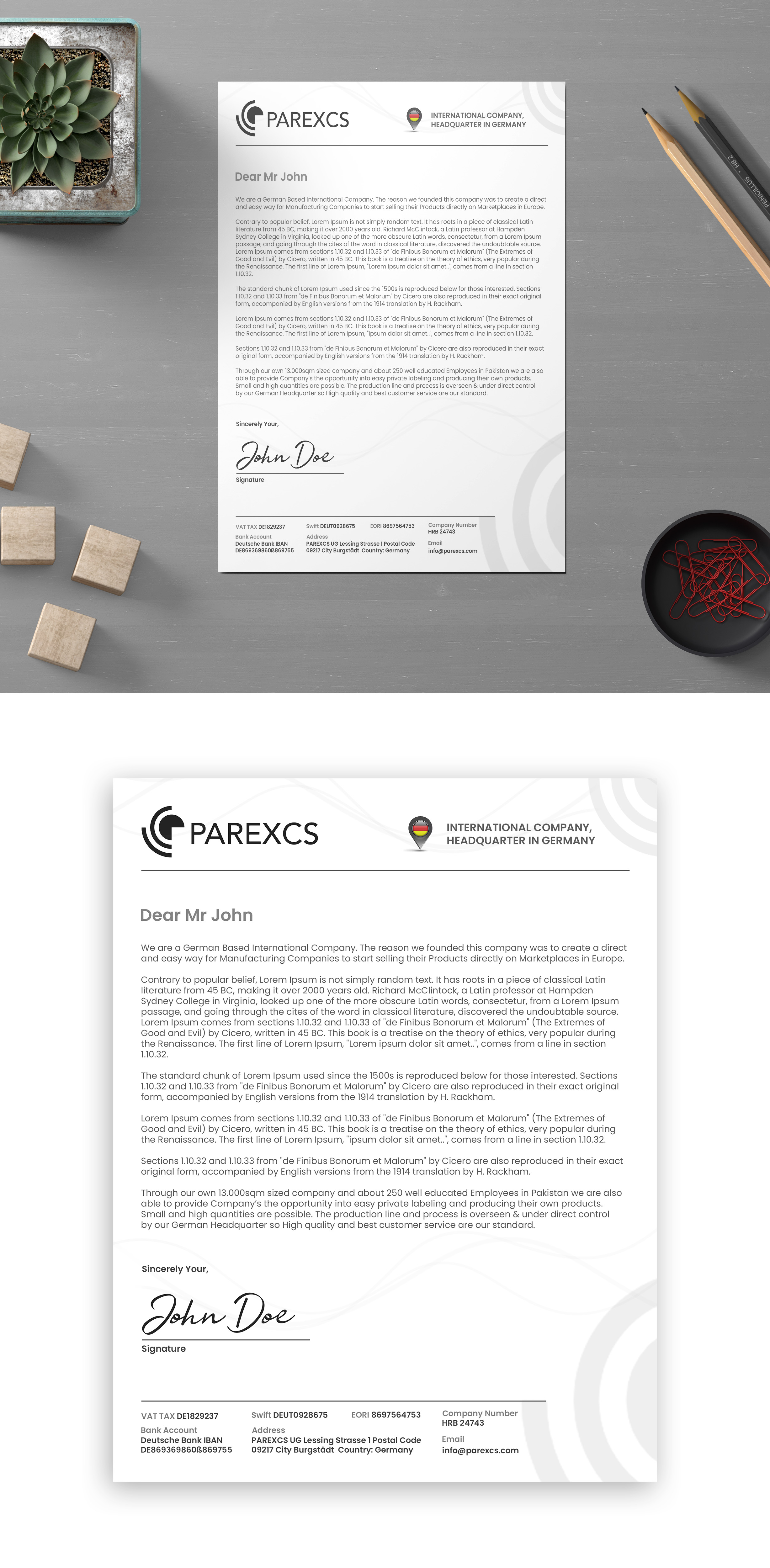 Letterhead Design by debdesign for this project | Design #30301022