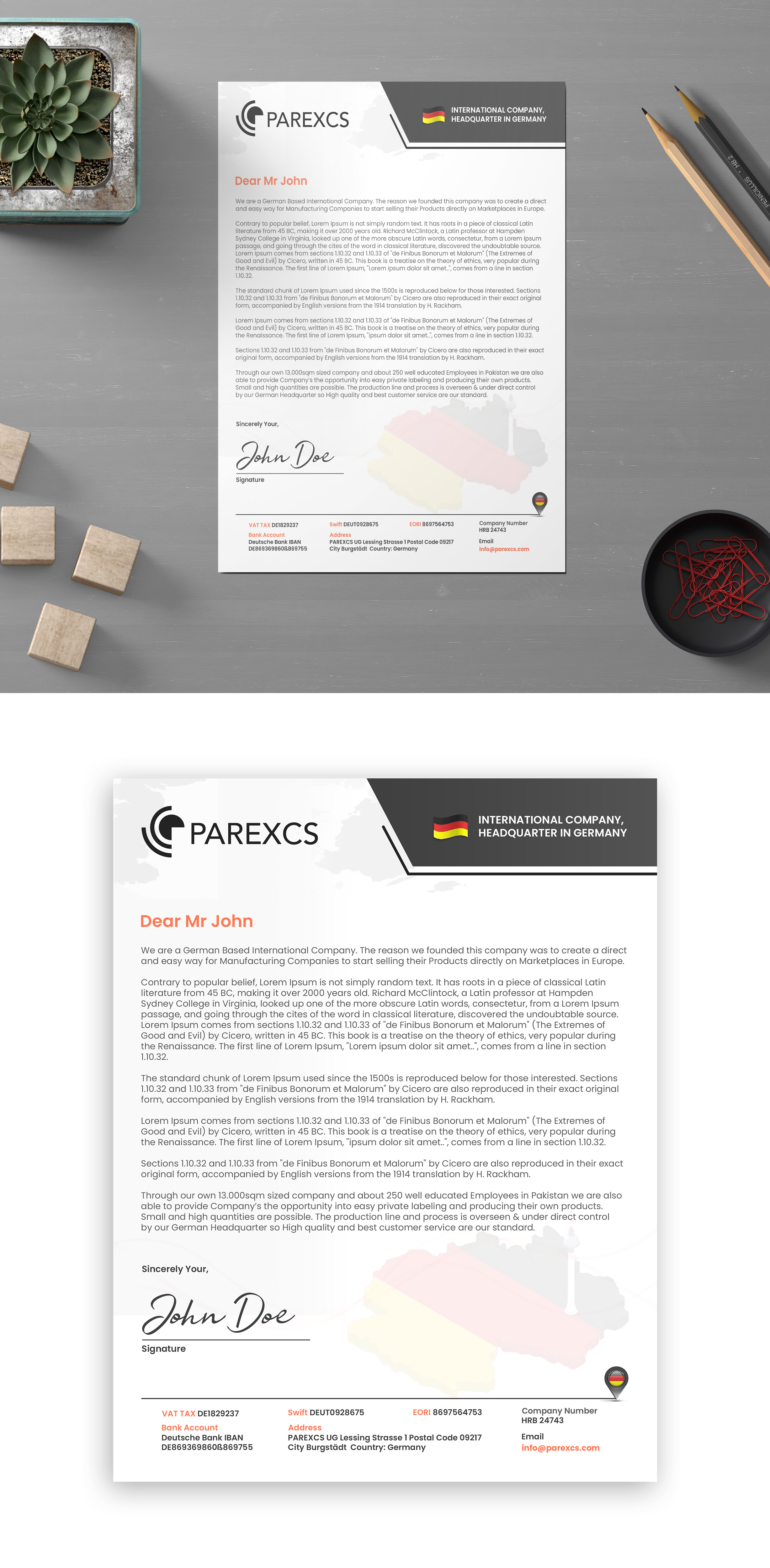 Letterhead Design by debdesign for this project | Design #30301023