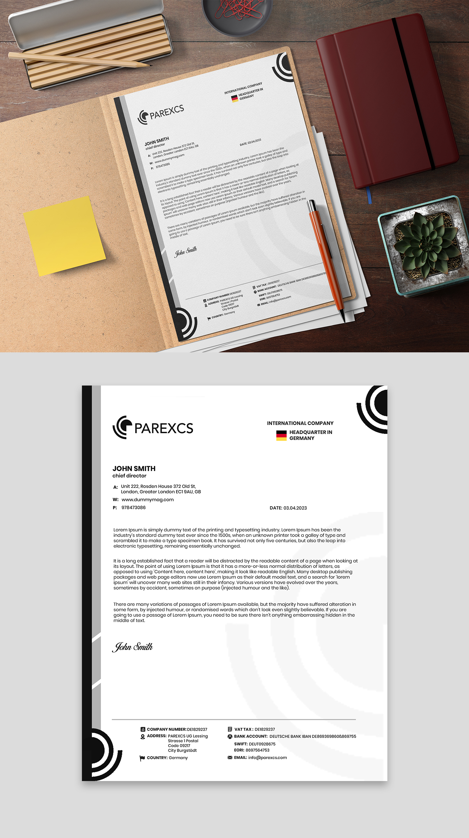 Letterhead Design by debdesign for this project | Design #30301126