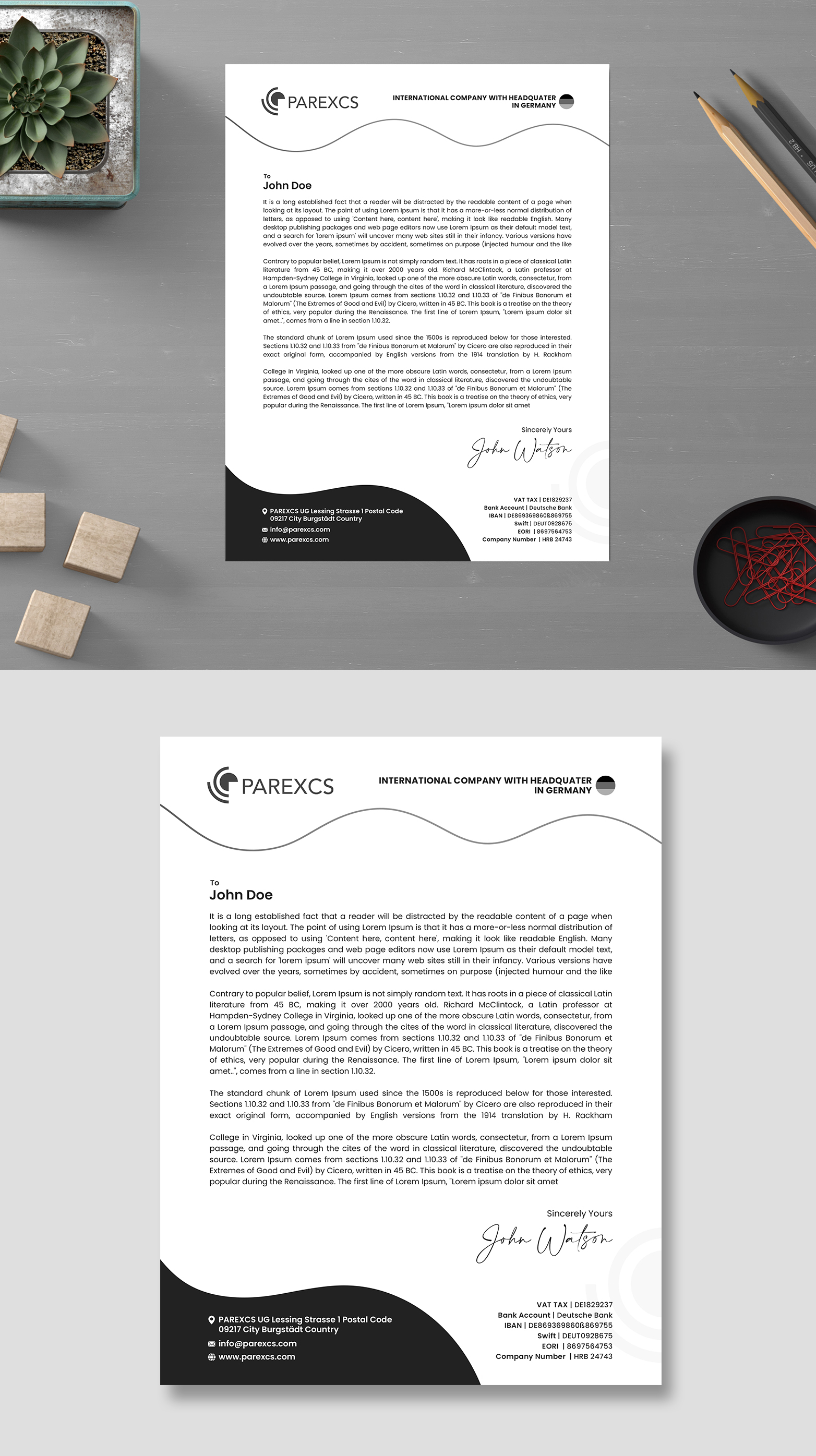 Letterhead Design by debdesign for this project | Design #30301259
