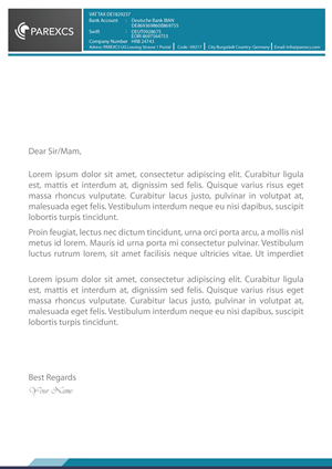 Letterhead Design by devidigitalart for this project | Design: #30300541