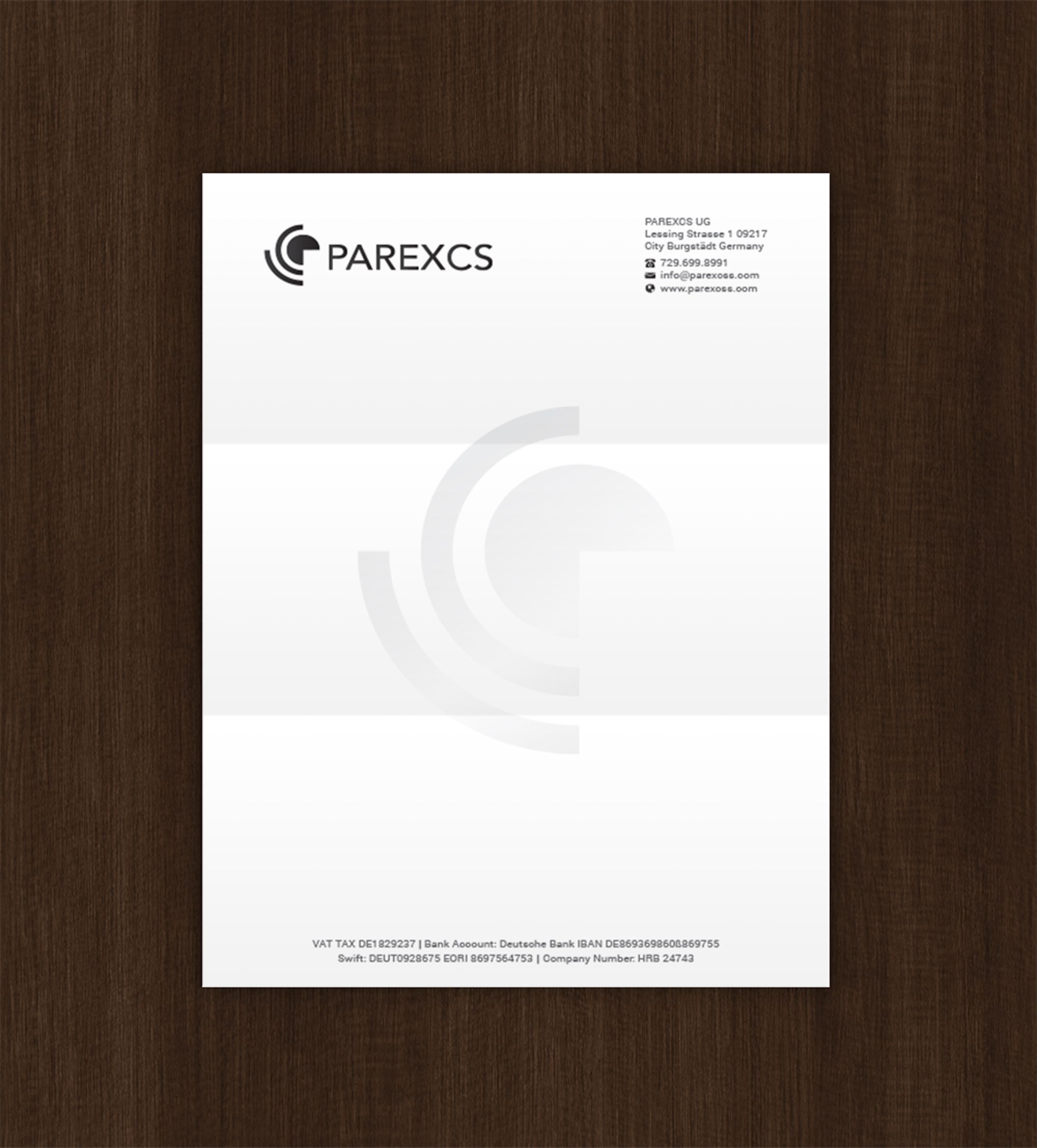 Letterhead Design by R.design for this project | Design #30291171