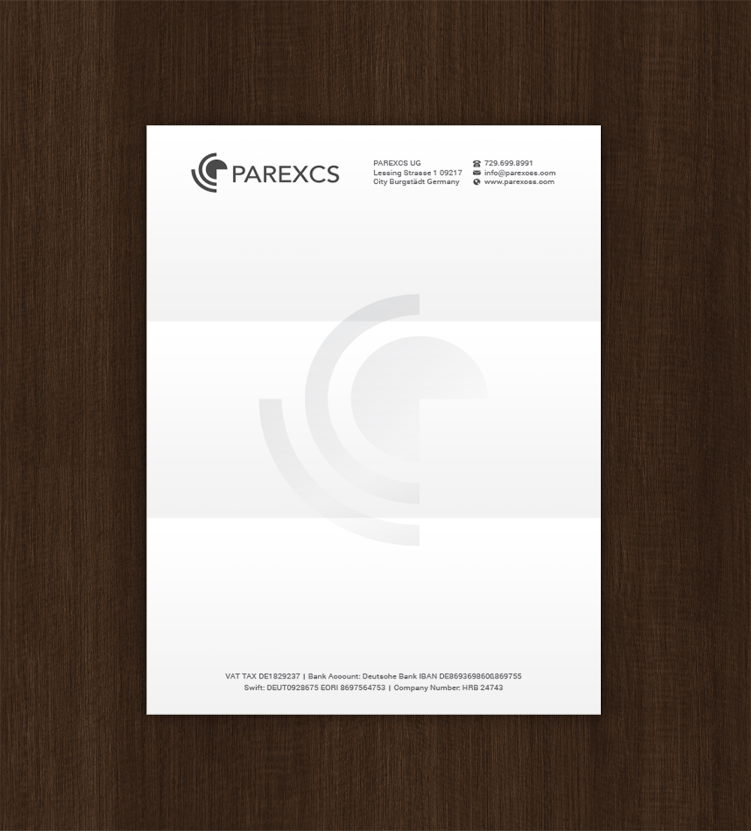 Letterhead Design by R.design for this project | Design #30291181