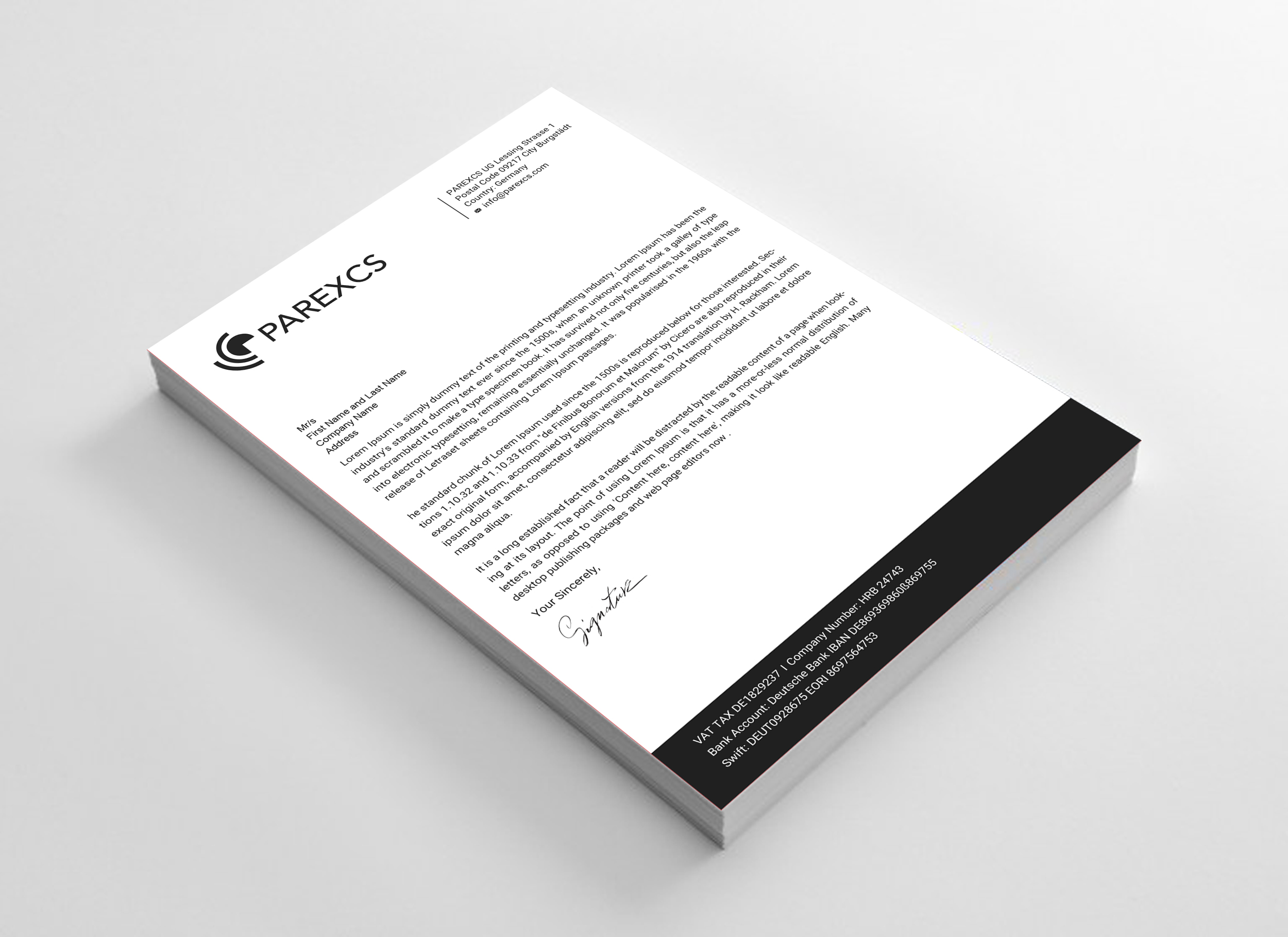 Letterhead Design by Uttom 2 for this project | Design #30297901