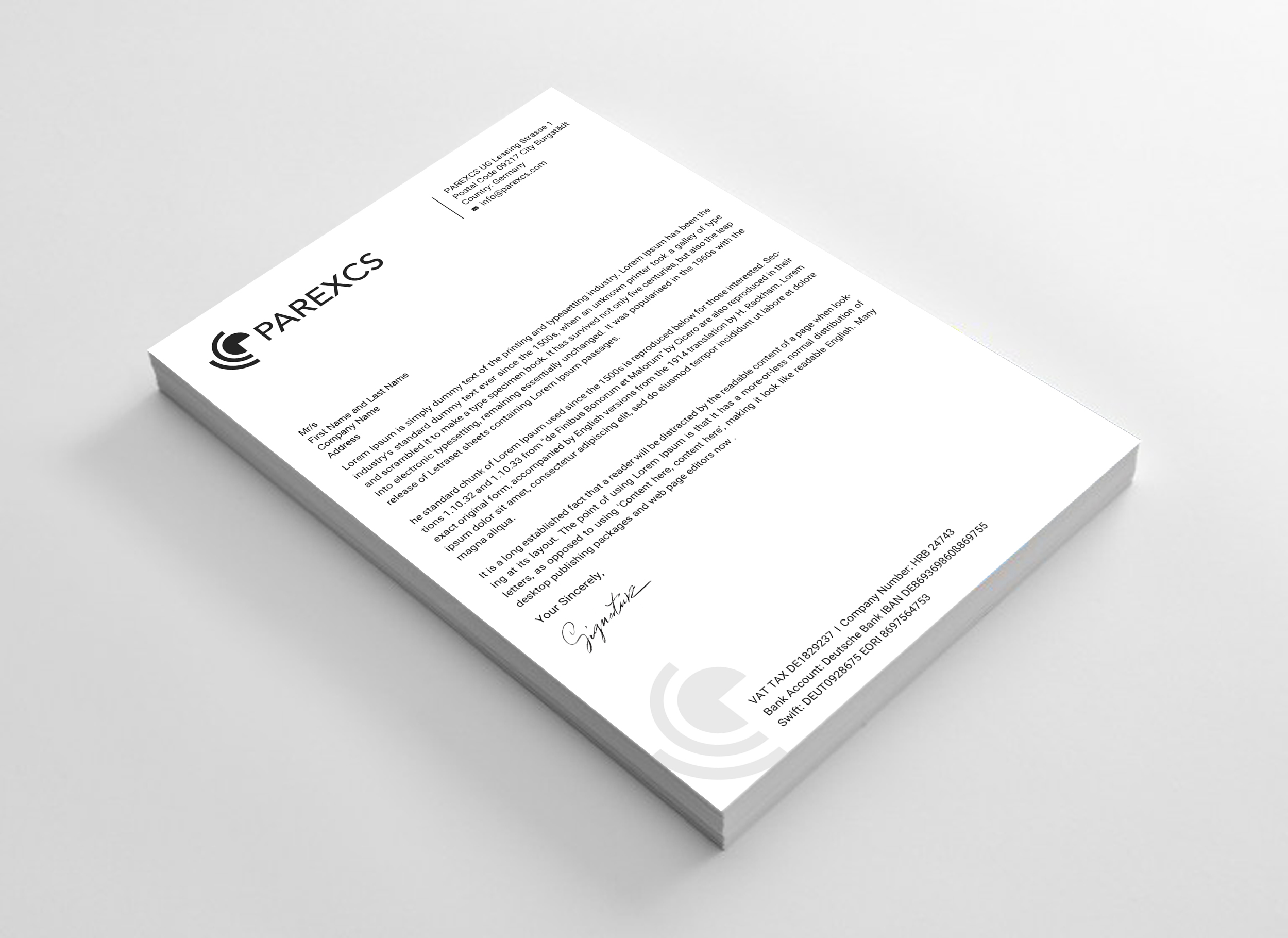 Letterhead Design by Uttom 2 for this project | Design #30297910