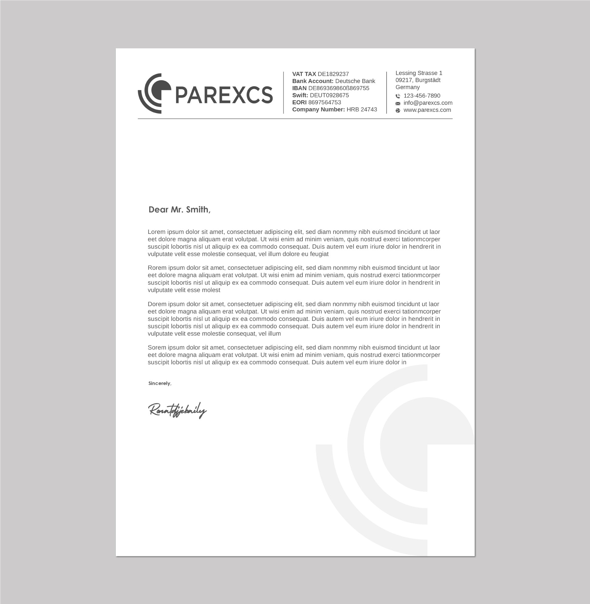 Letterhead Design by Imagine design000 for this project | Design #30290463