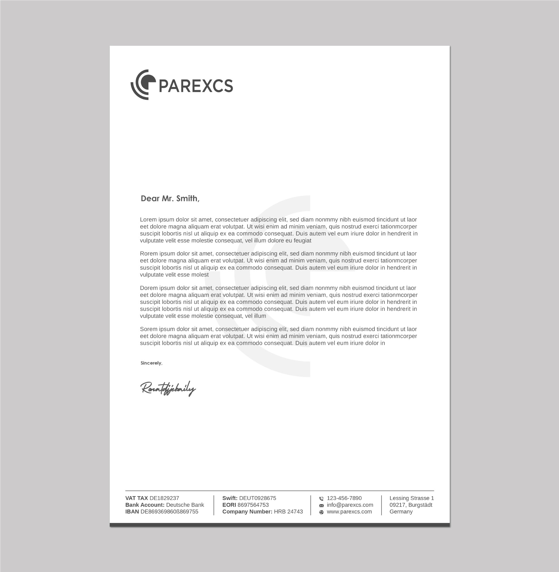 Letterhead Design by Imagine design000 for this project | Design #30297339
