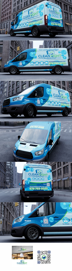 Diseño de Rotulación de Vehículo por VEDG para Clean Right Laundromat | Diseño: #30327263
