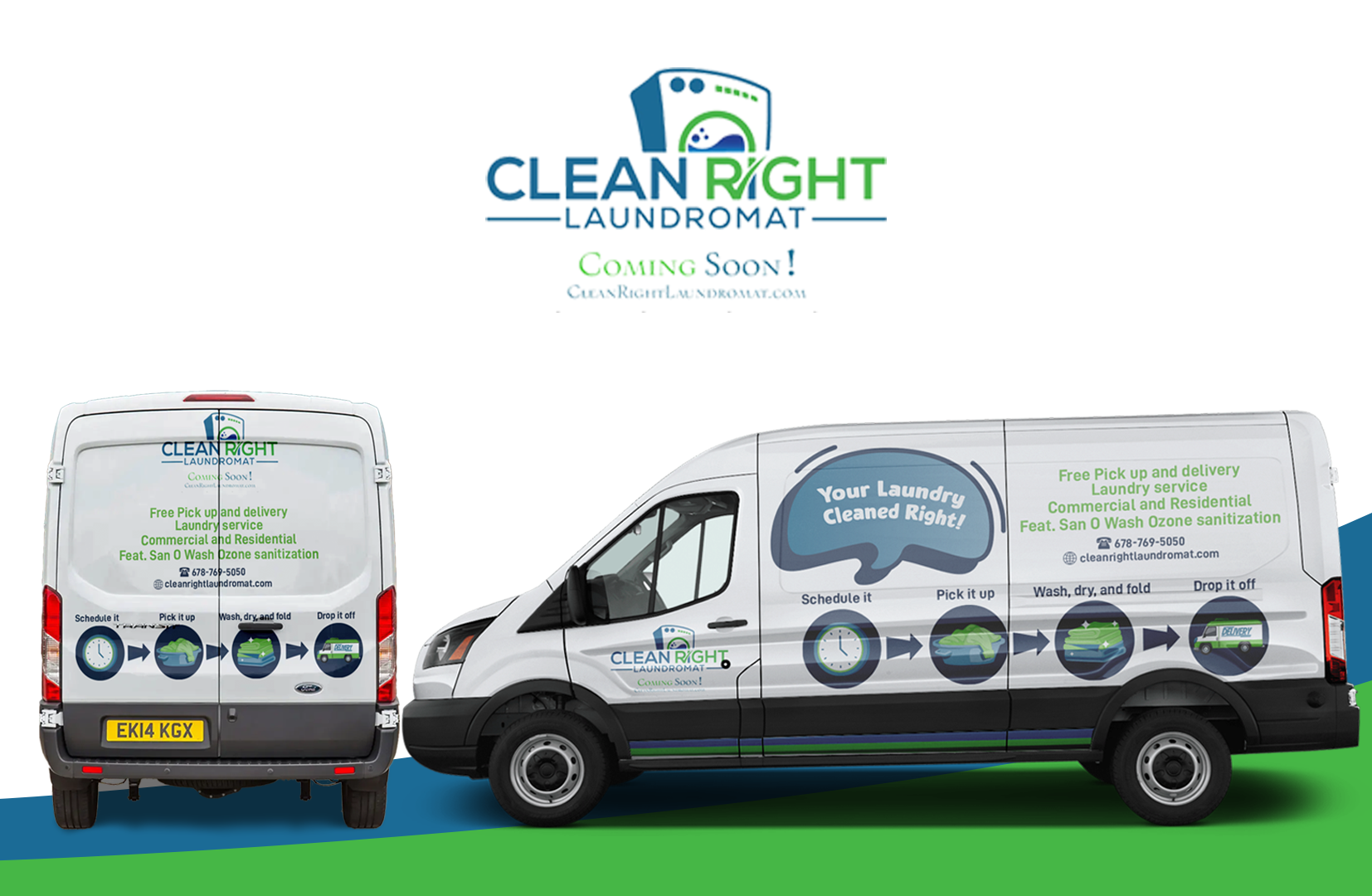 Car Wrap Design by Cancan for Clean Right Laundromat | Design #30300162
