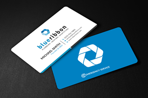 Business Card Design by Sun Moon Graphic Designer for Blue Ribbon Plumbing Heating & Gasfitting Ltd. | Design: #30290889